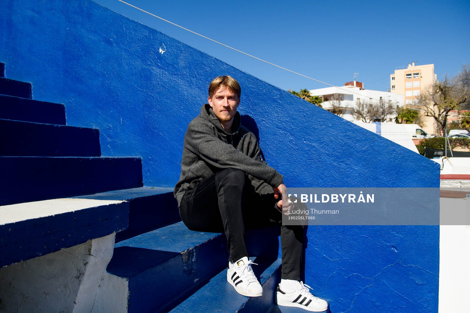 Simon Kroon of Östersund poses for a portrait