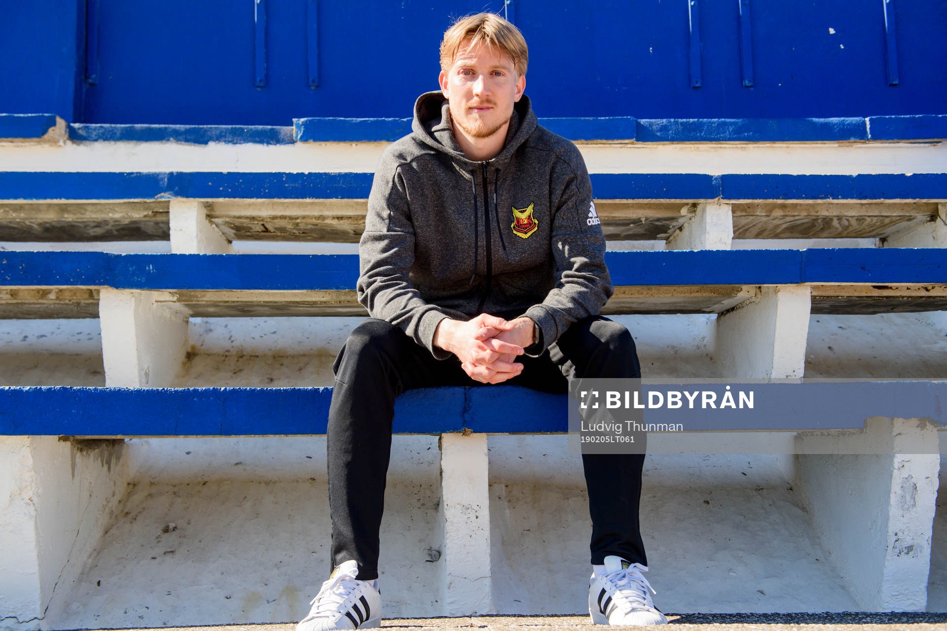 Simon Kroon of Östersund poses for a portrait