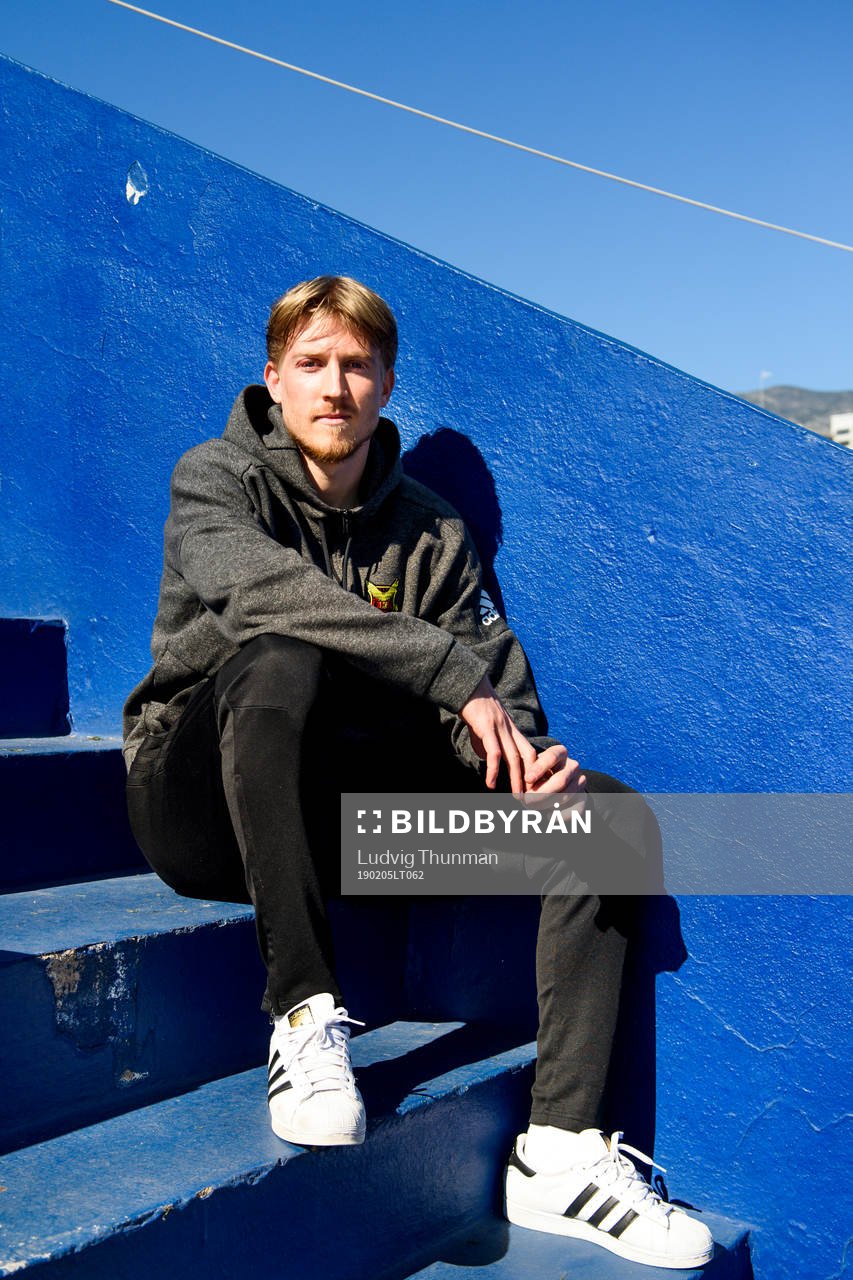 Simon Kroon of Östersund poses for a portrait