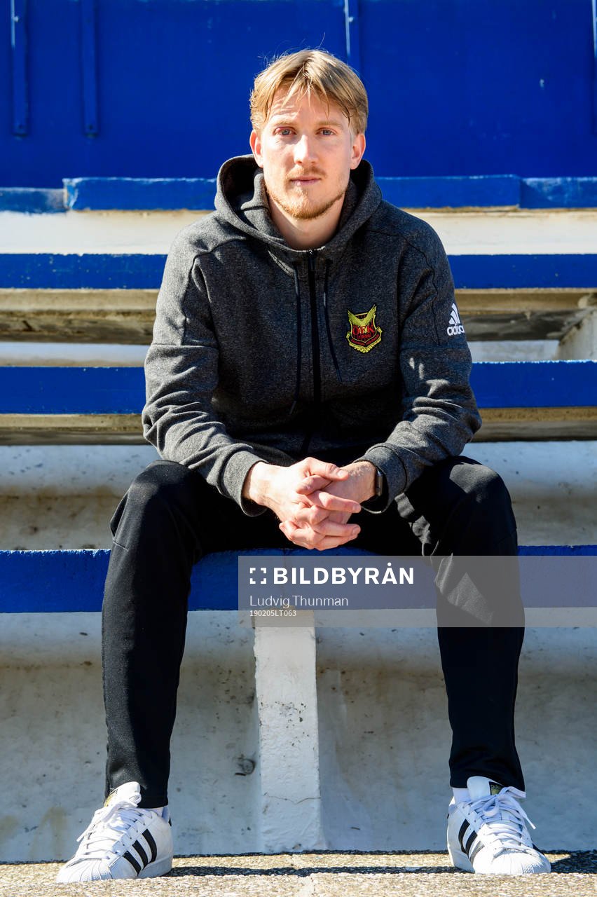 Simon Kroon of Östersund poses for a portrait