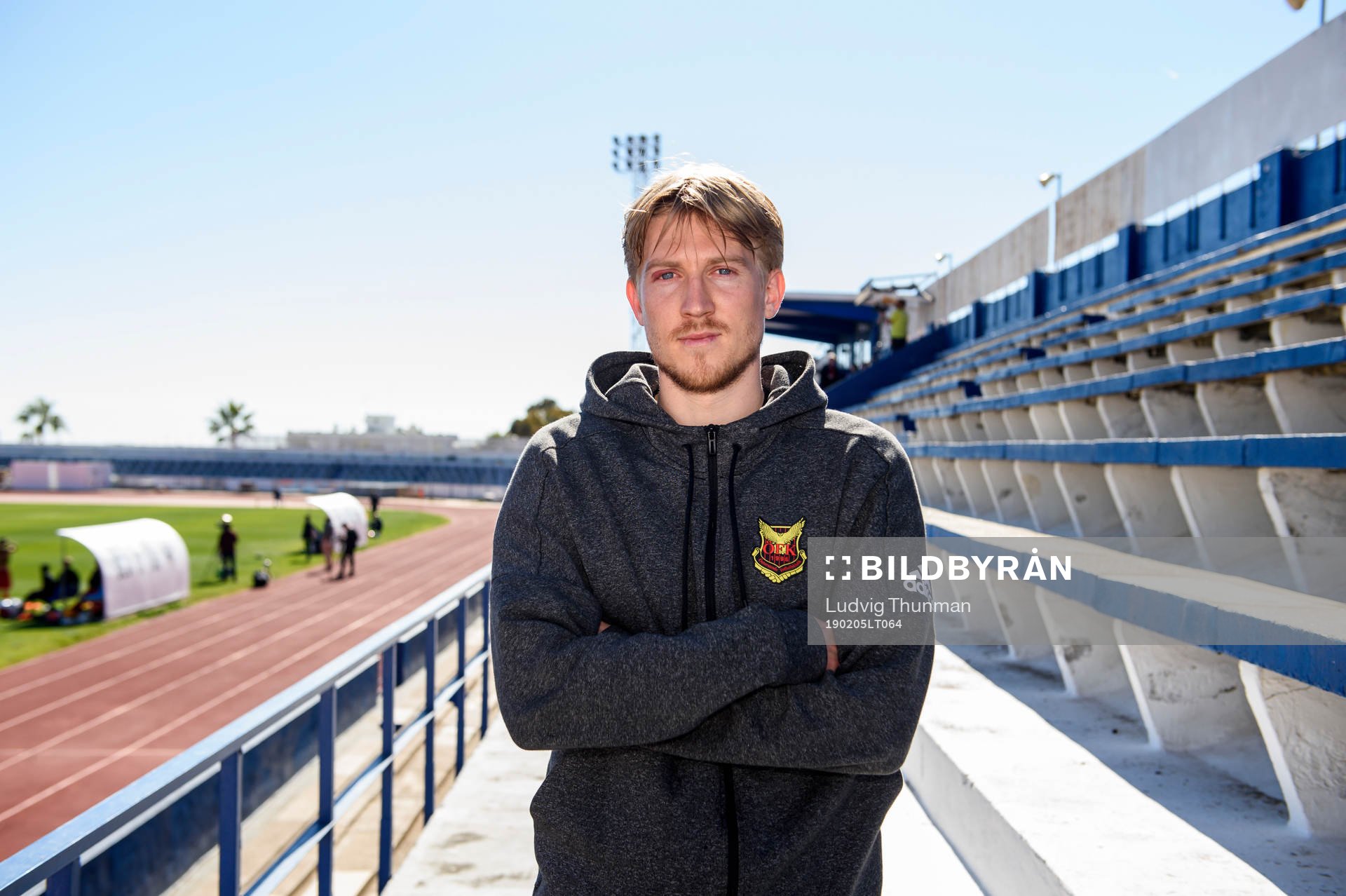 Simon Kroon of Östersund poses for a portrait