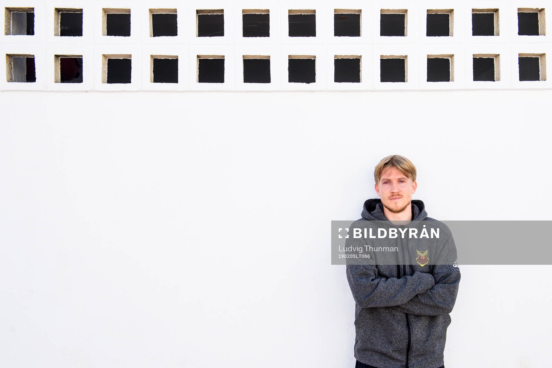 Simon Kroon of Östersund poses for a portrait