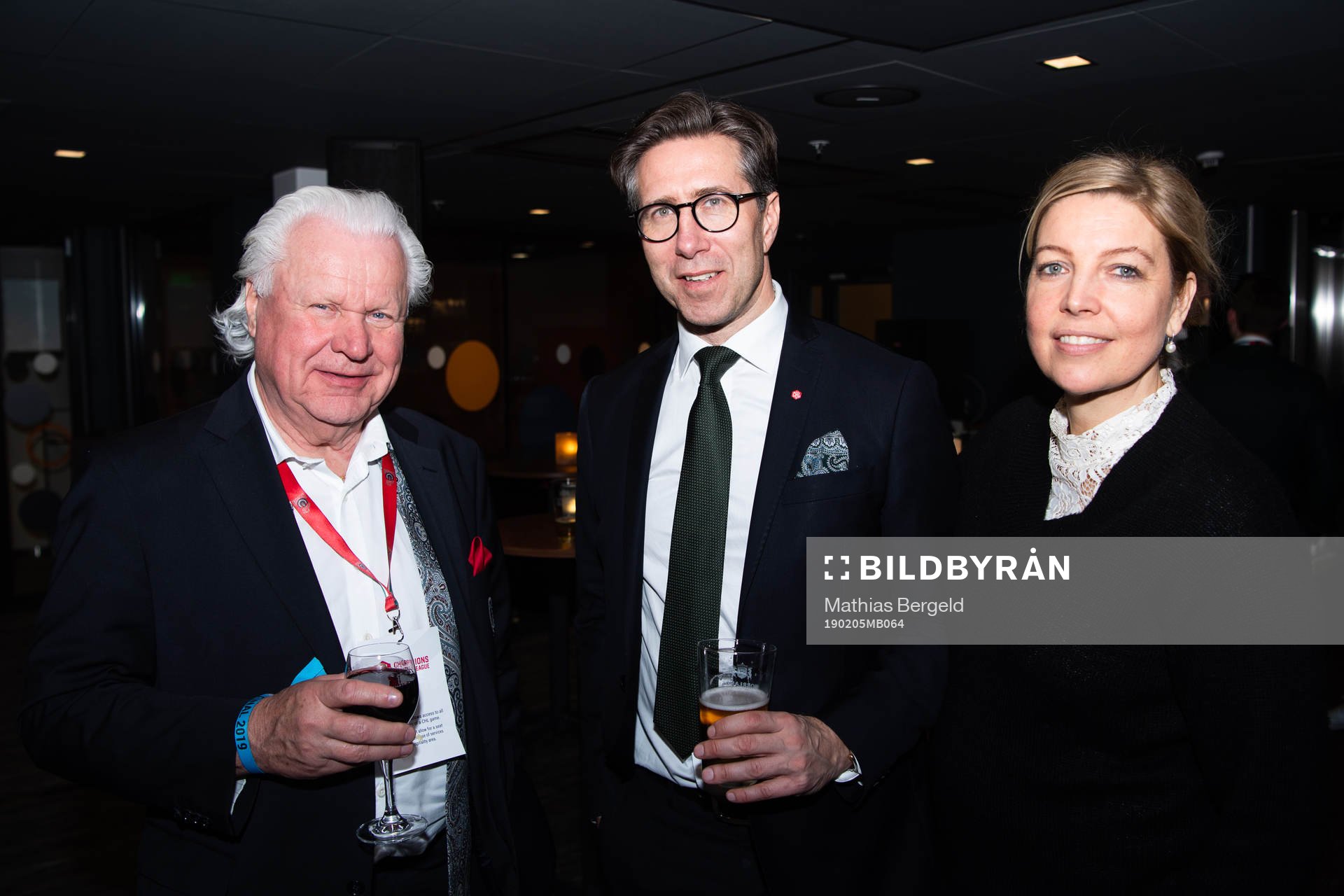 Chairman Mats Grauers and general manager Christian