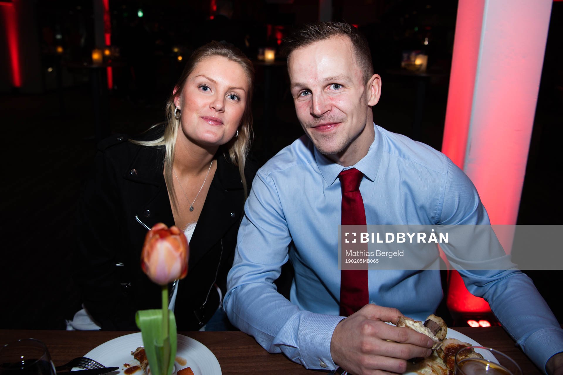 Max Friberg of Frölunda at the banquet