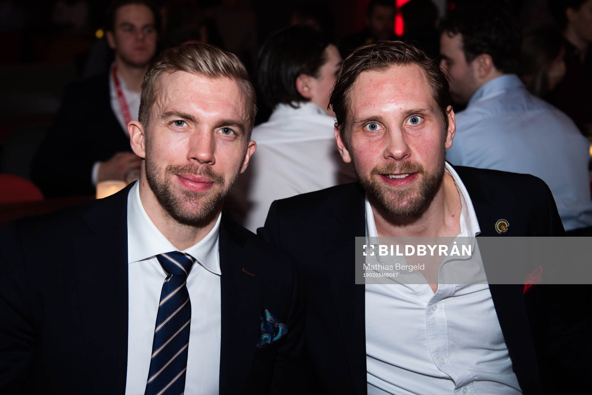 Anders Grönlund and Viktor Ekbom of Frölunda at the