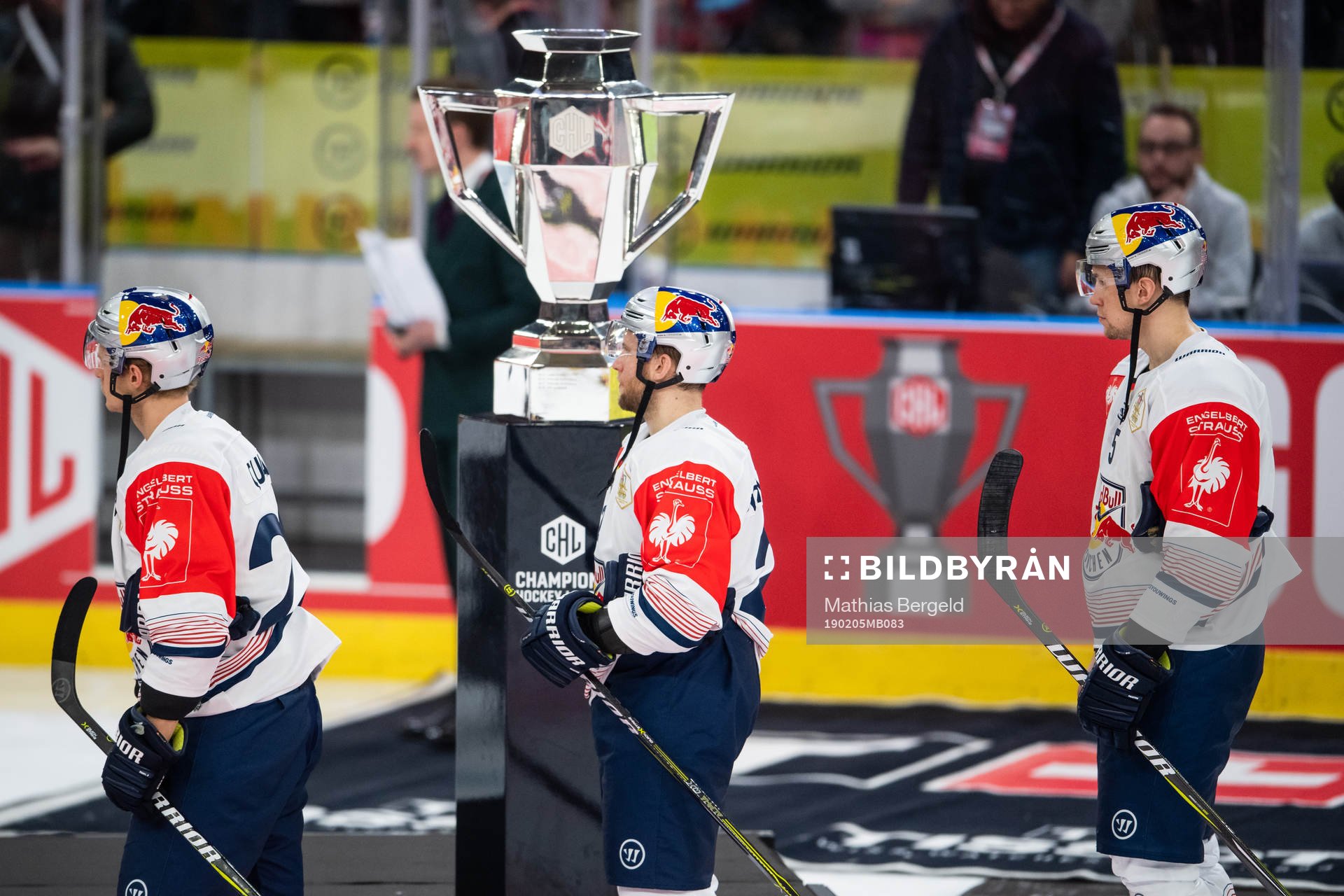 Keith Aulie of Red Bull Munich looks dejected as he passes