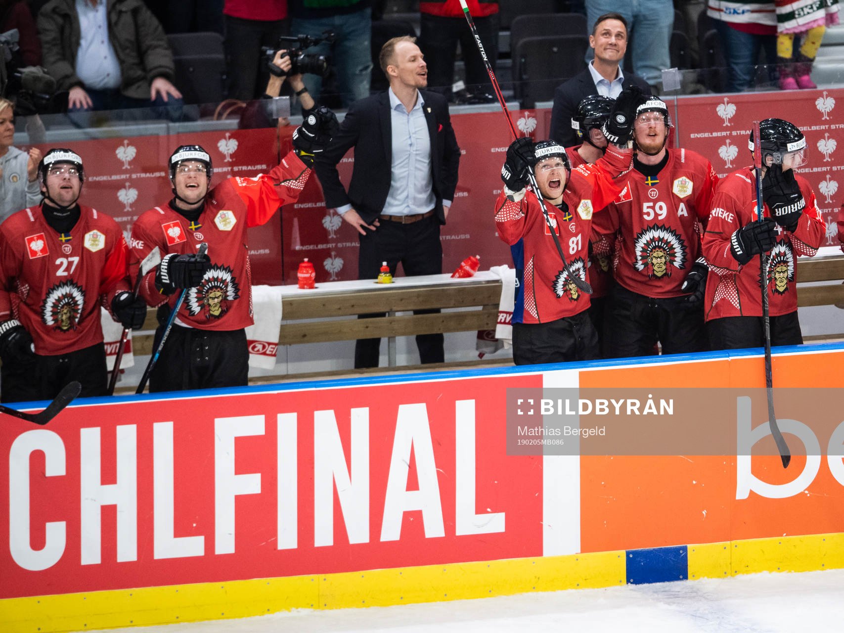 Ryan Lasch and Simon Hjalmarsson celebrate