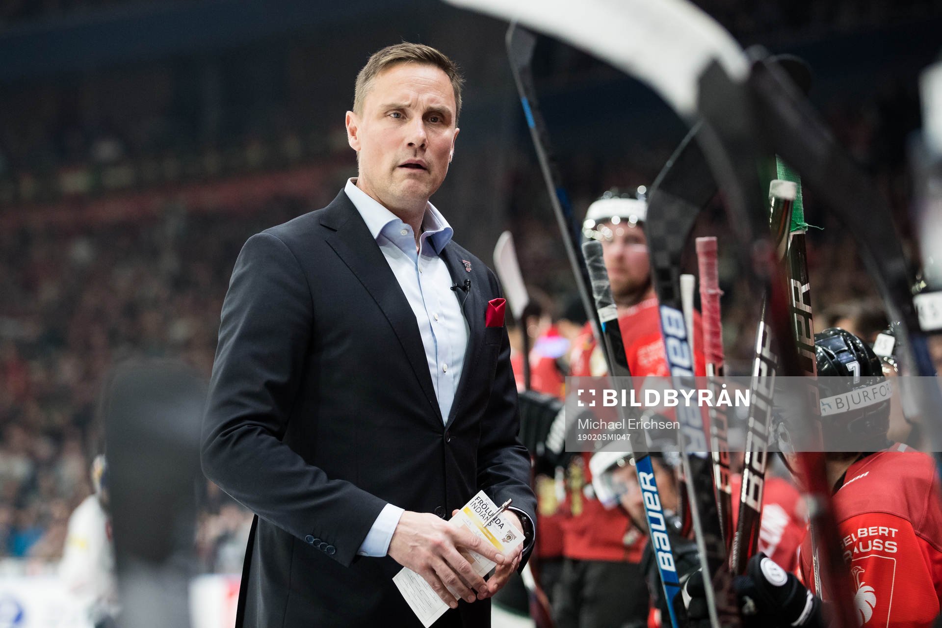 Head coach Roger Rönnberg of Frölunda