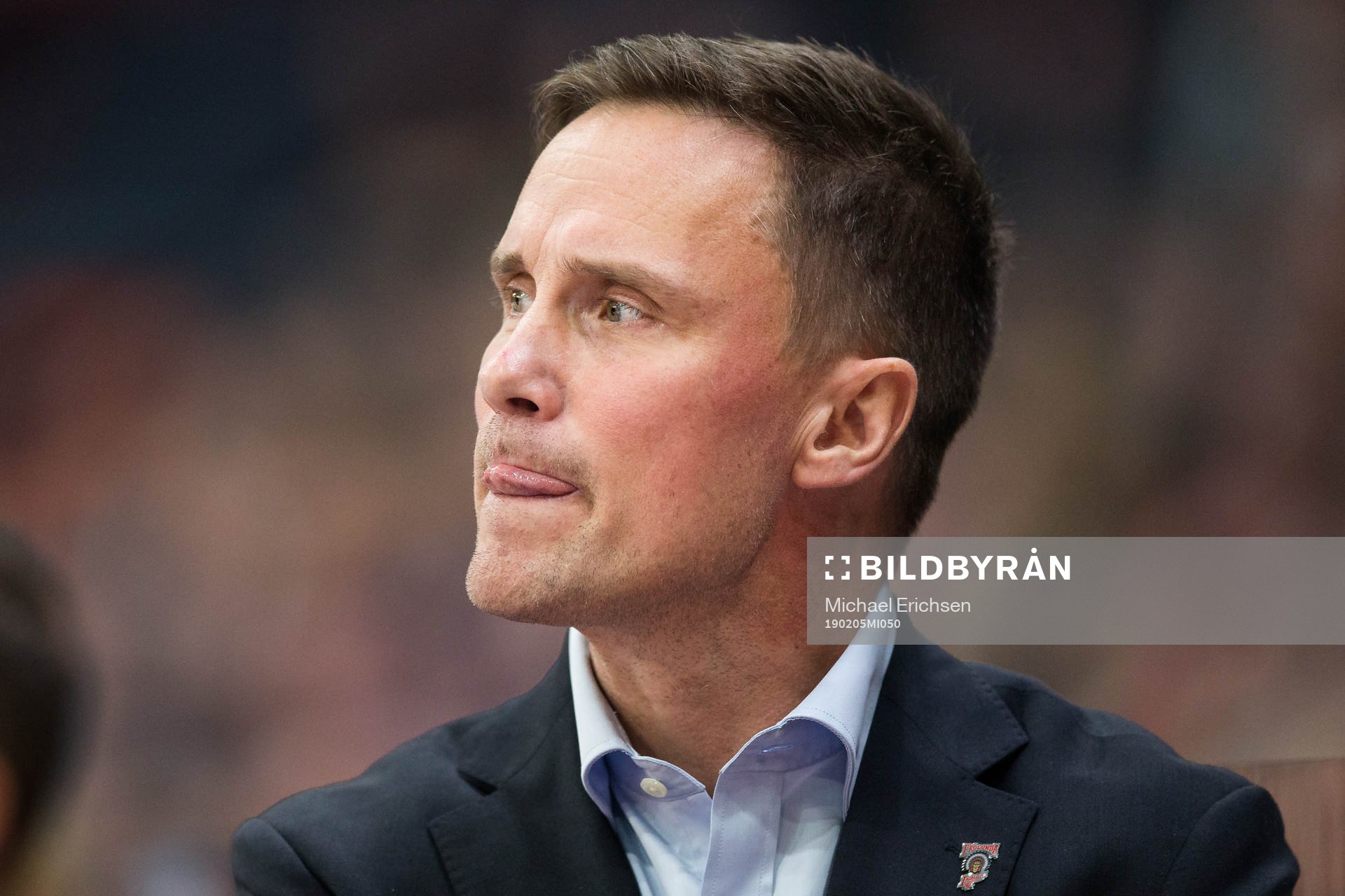 Head coach Roger Rönnberg of Frölunda