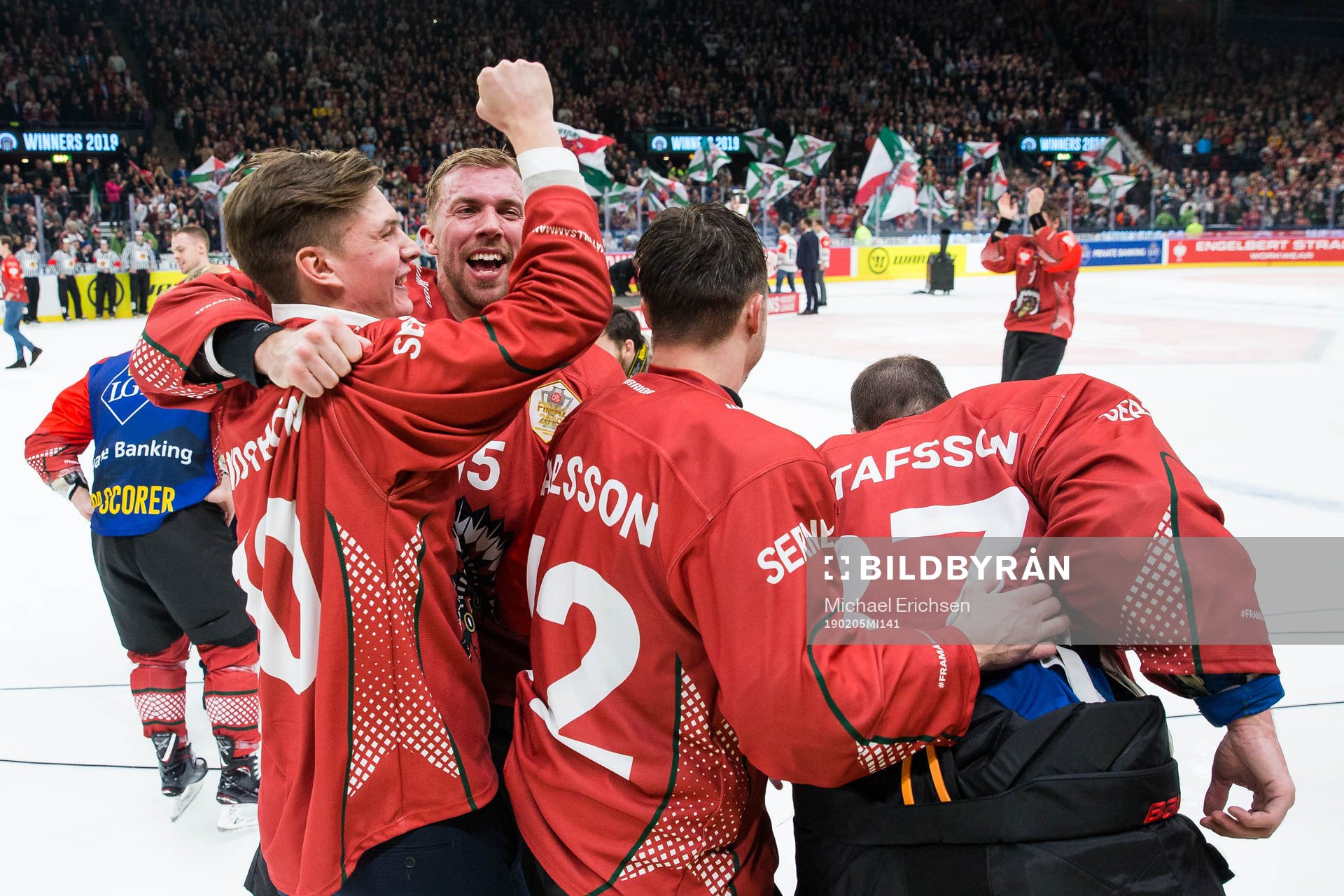 Gustav Lindström, Anders Grönlund, Patrik Carlsson and