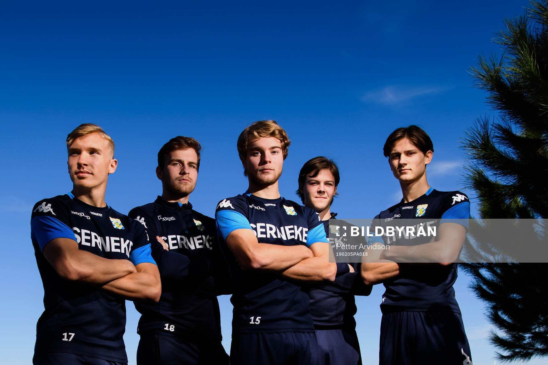 Edvin Dahlqvist, Erik Gunnarsson, Victor Olofsson, Emil