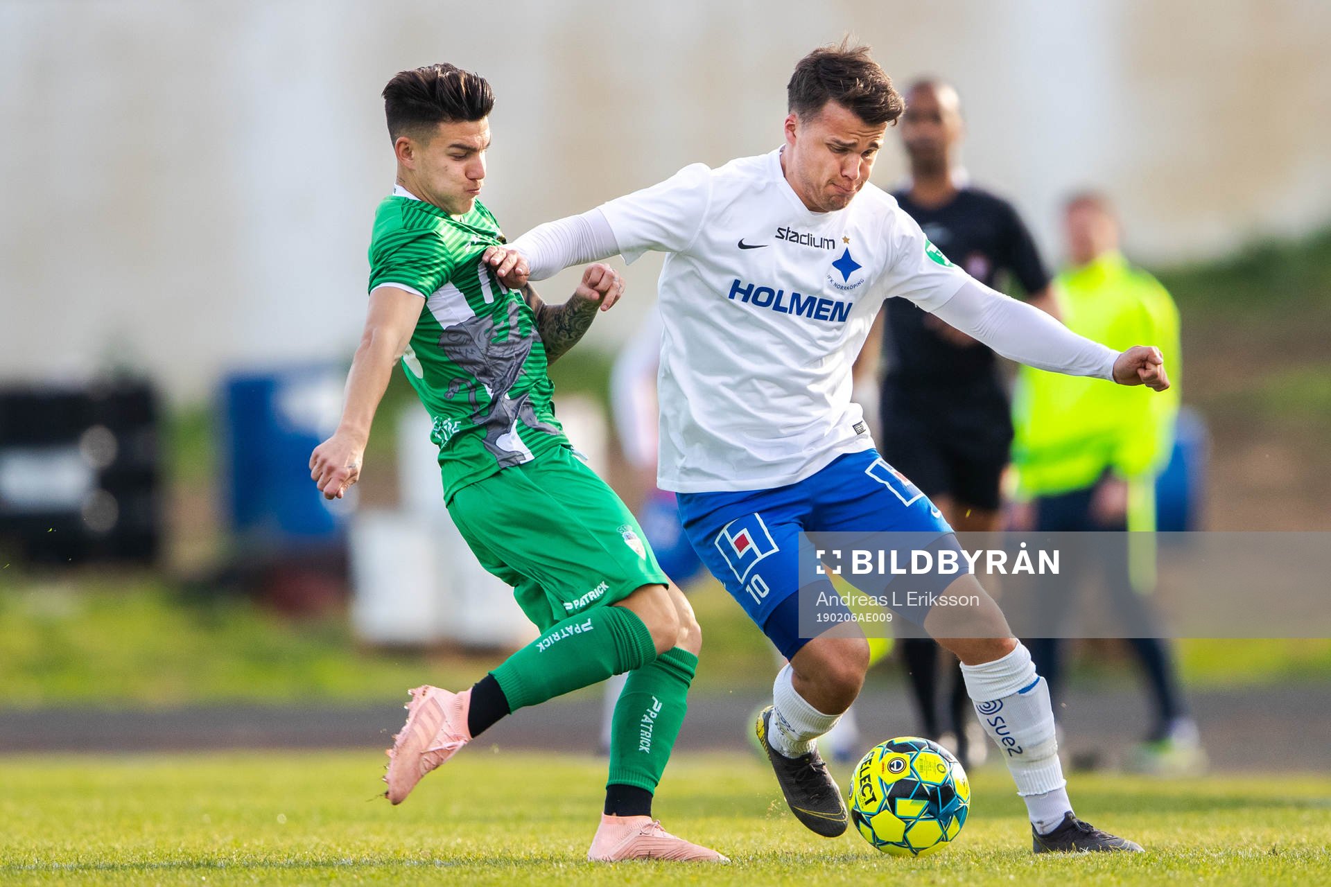 Farenses Fabiano och Norrköpings Simon Skrabb