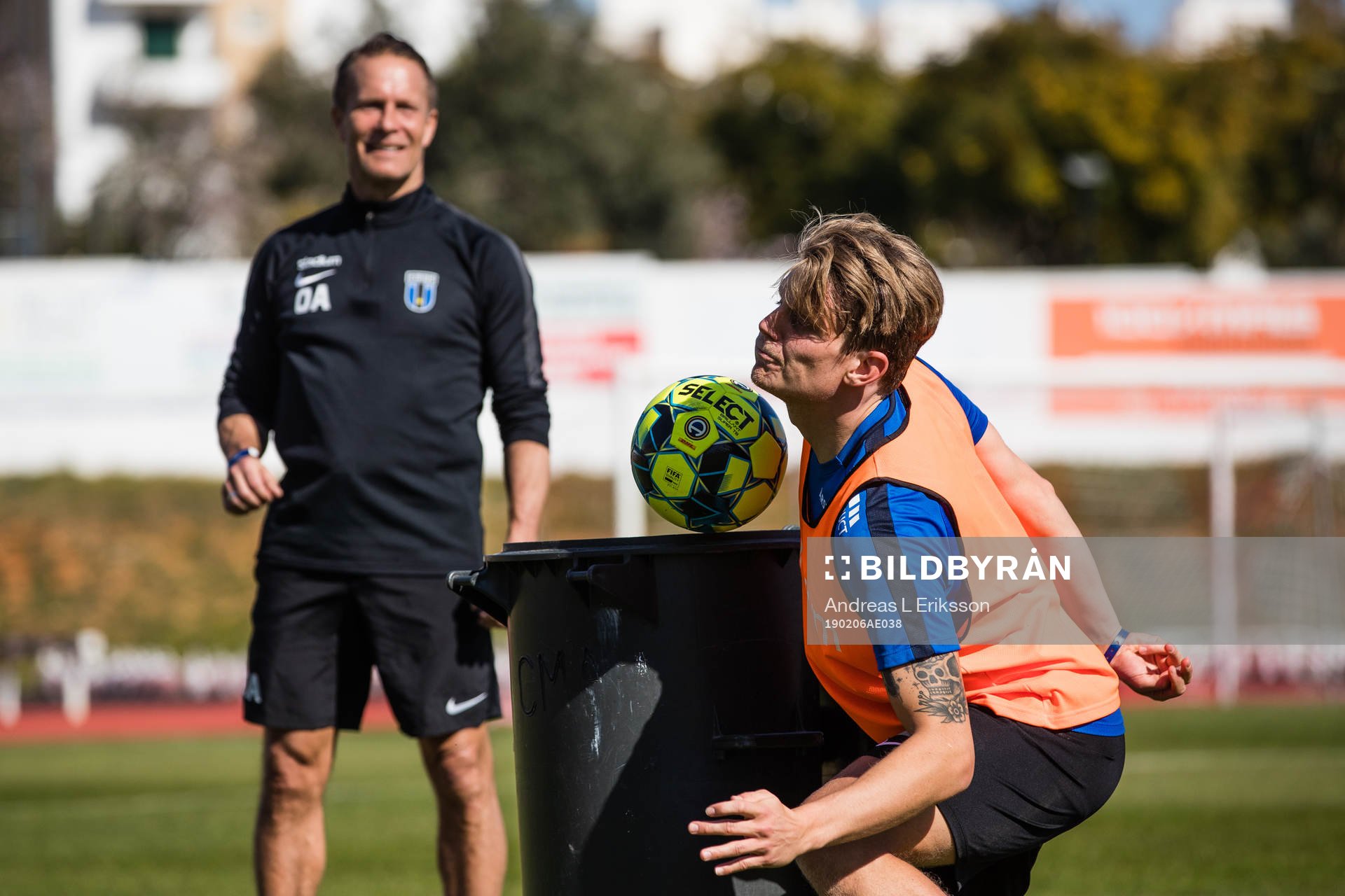 Sportchef Ola Andersson och Tim Björkström