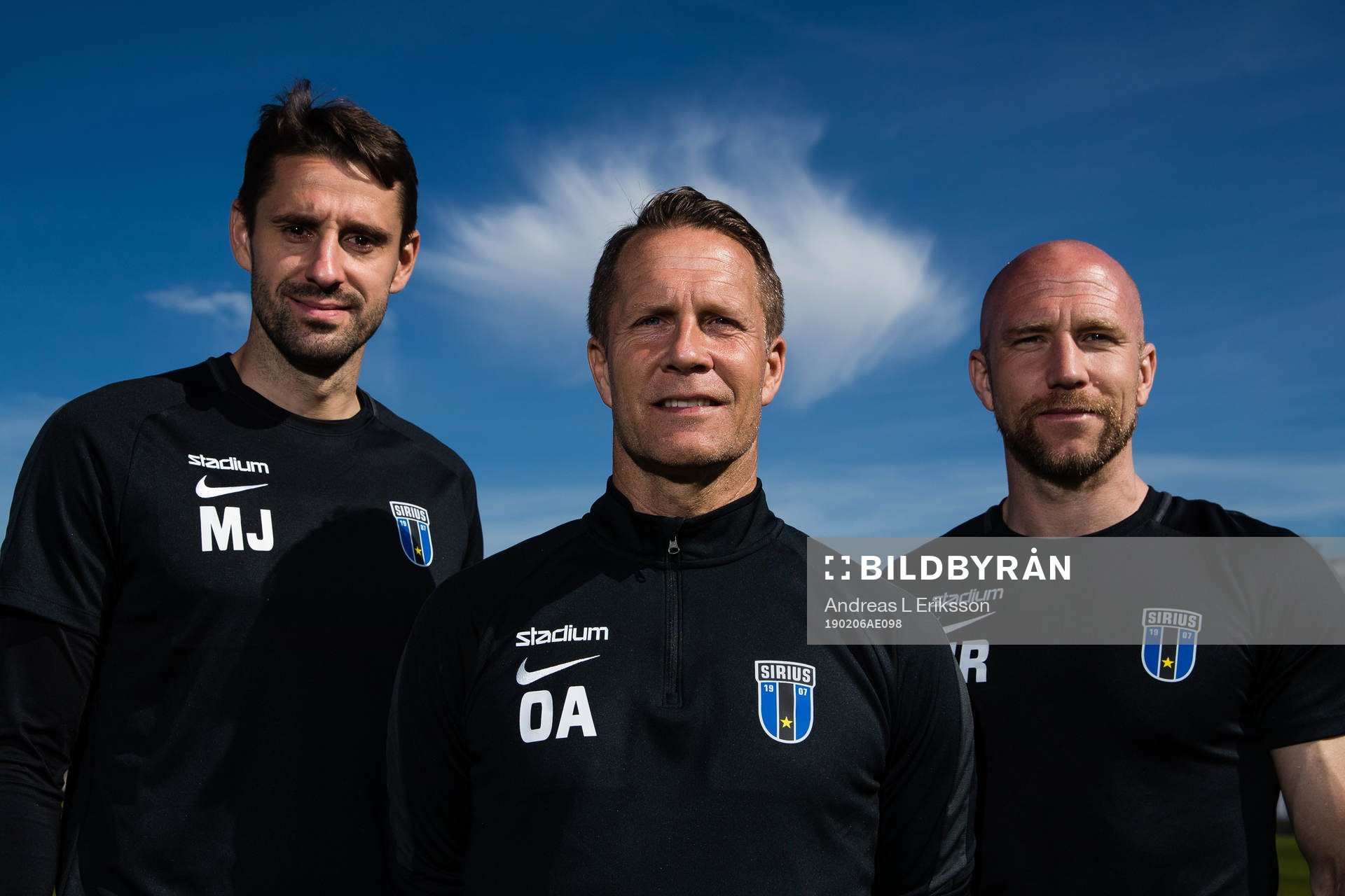 Tränare Mirza Jelecak, sportchef Ola Andersson och