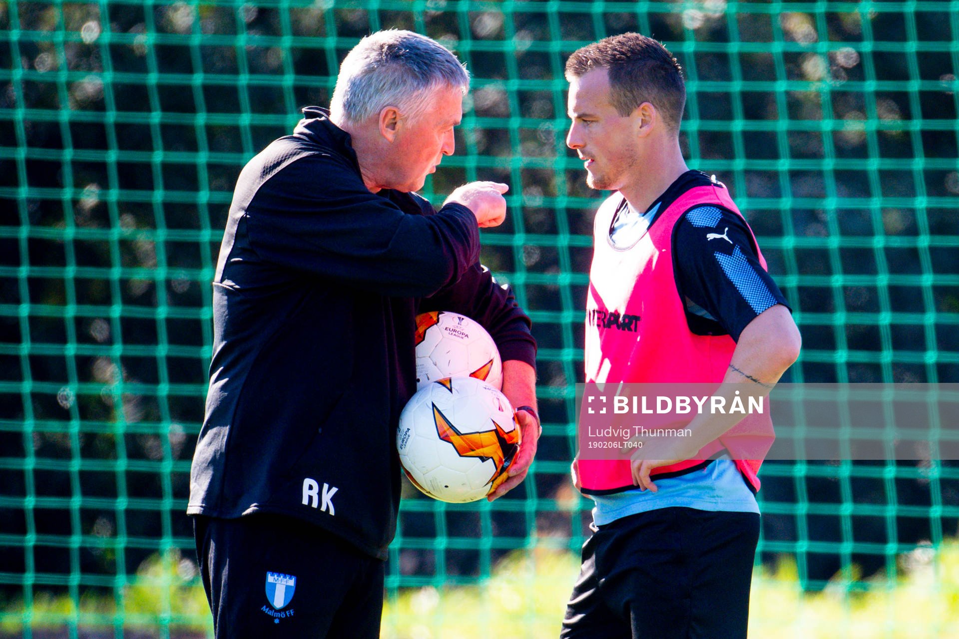 Assisterande tränare Rob Kelly och Eric Larsson