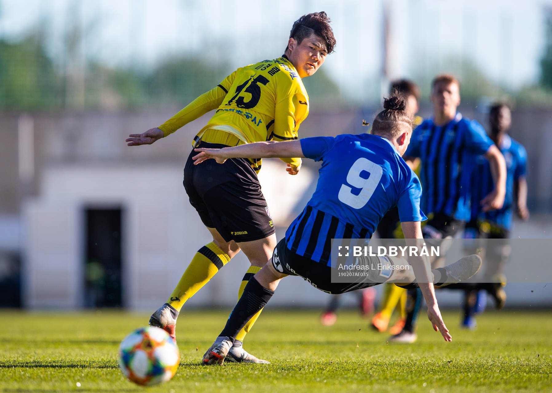 Jeonnam Dragons Kim Jinsung och Sirius Jonas Lindberg