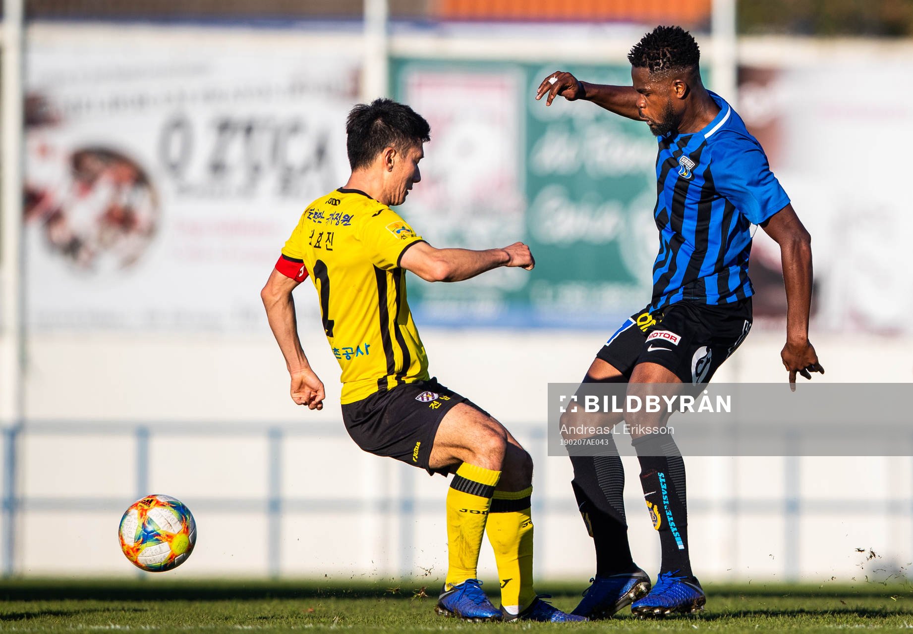 Jeonnam Dragons Choi Hyojin och Sirius Abdul Razak