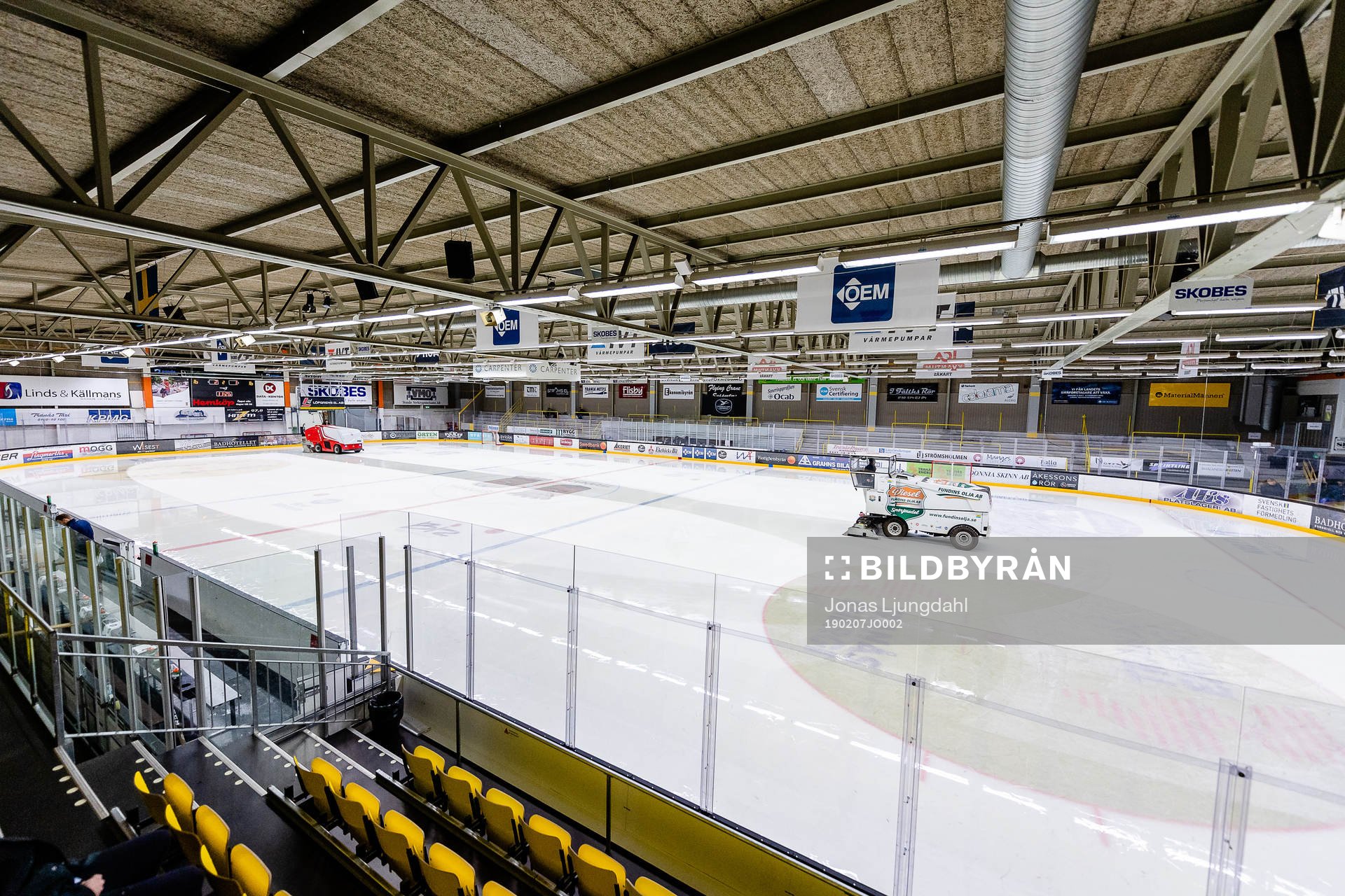 Generell interiör bild från Stiga arena före U17