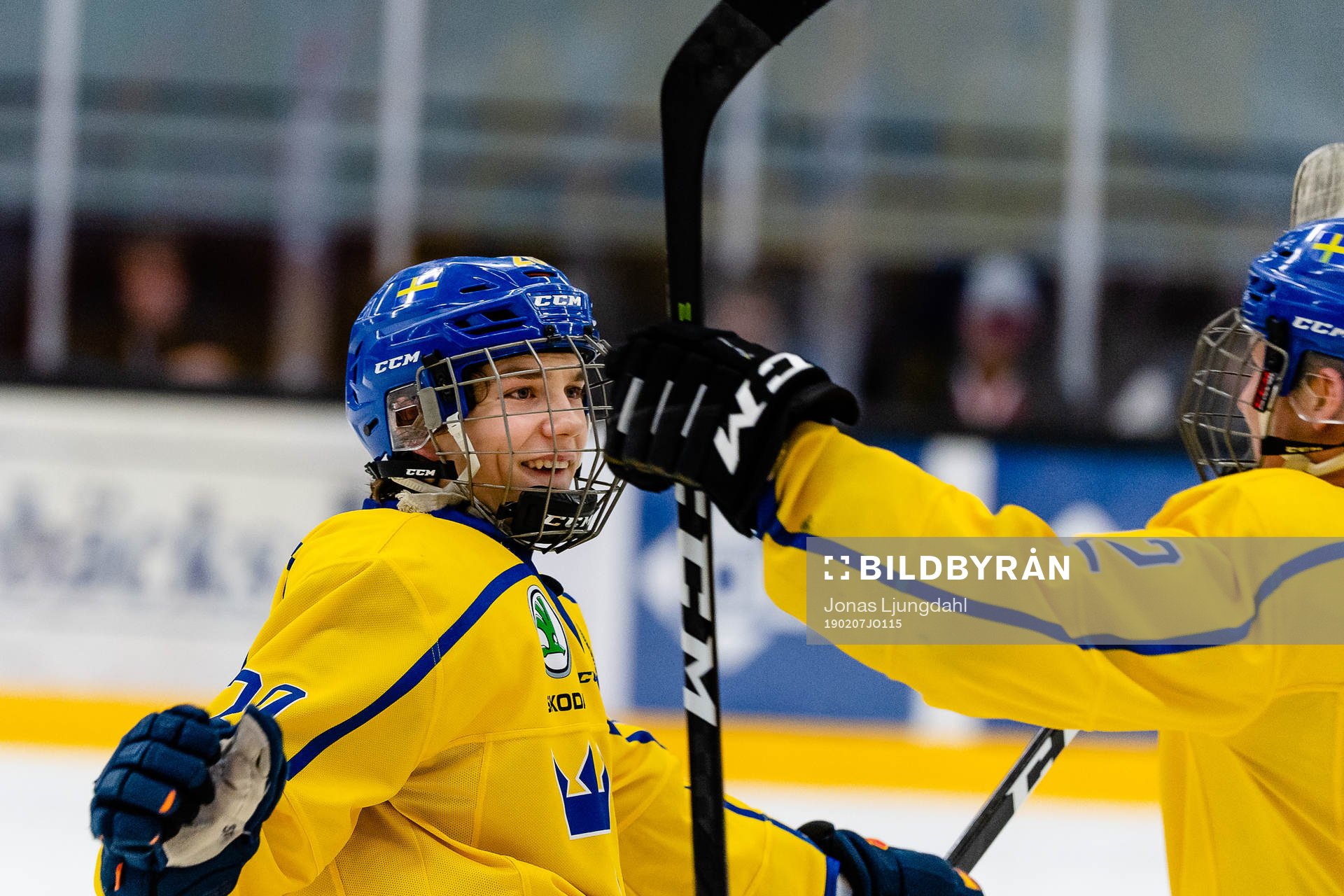 Sveriges William Eklund jublar