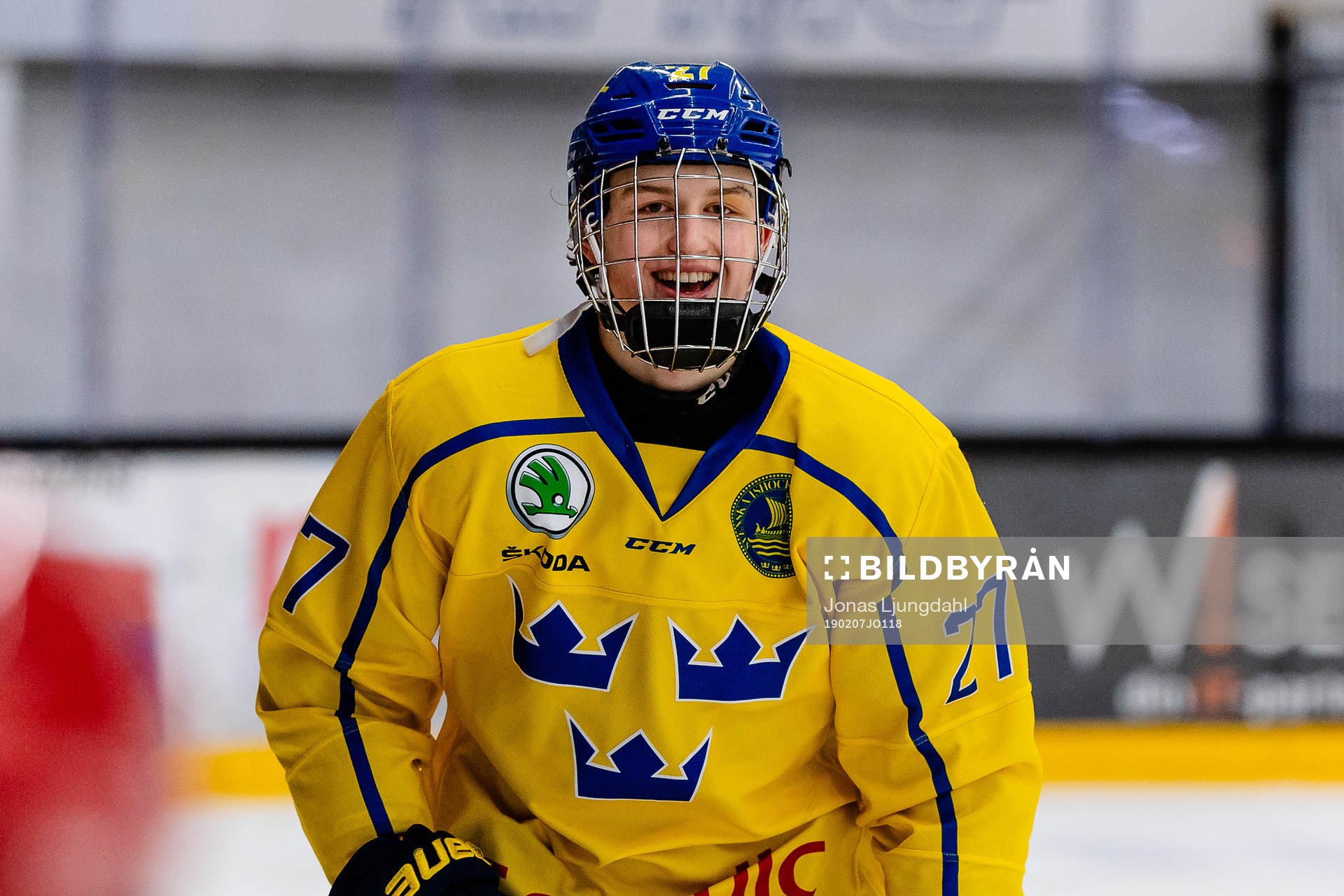 Sveriges Oskar Olausson jublar