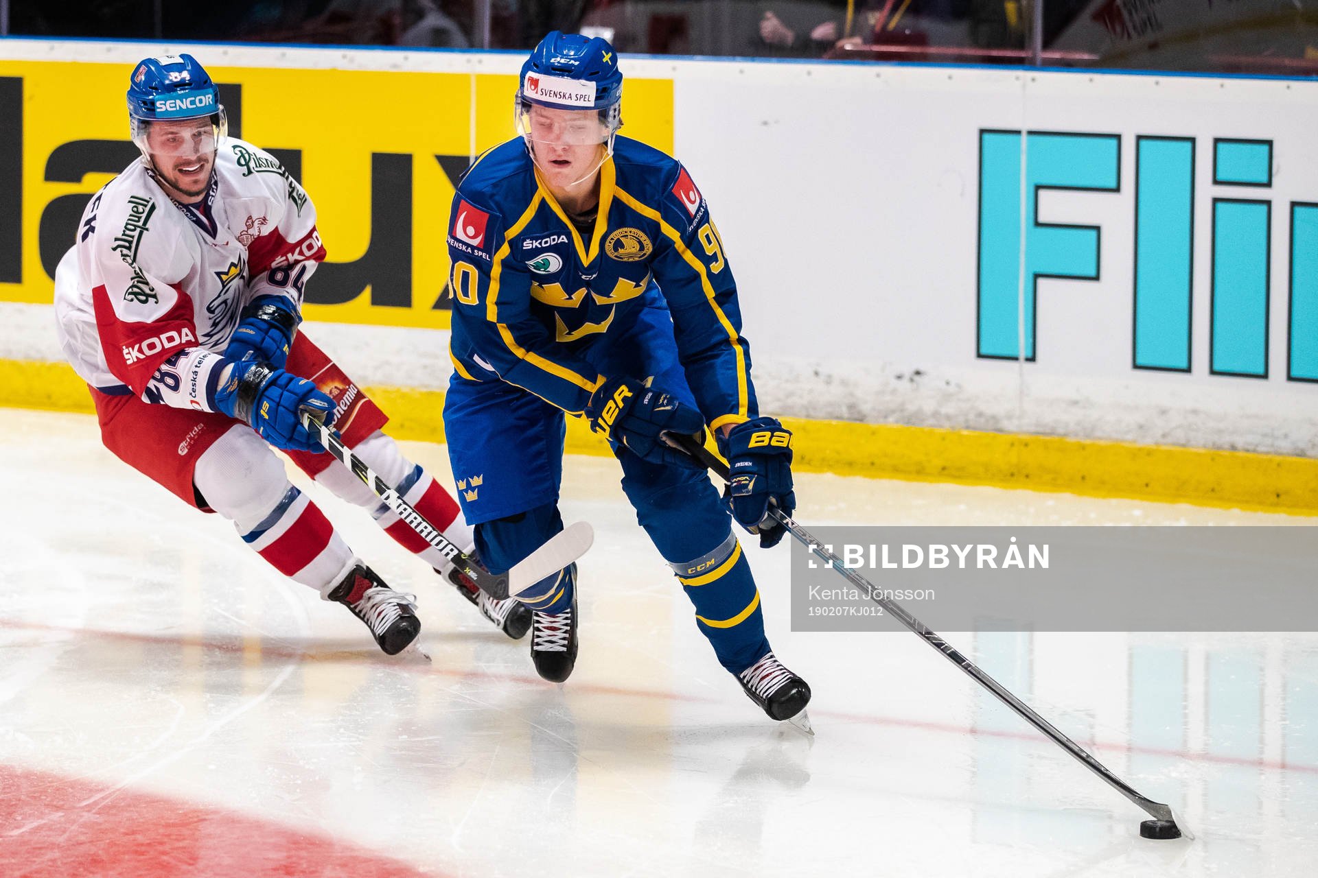 Jesper Boqvist  of Sweden and Tomas Kundratek of Czech