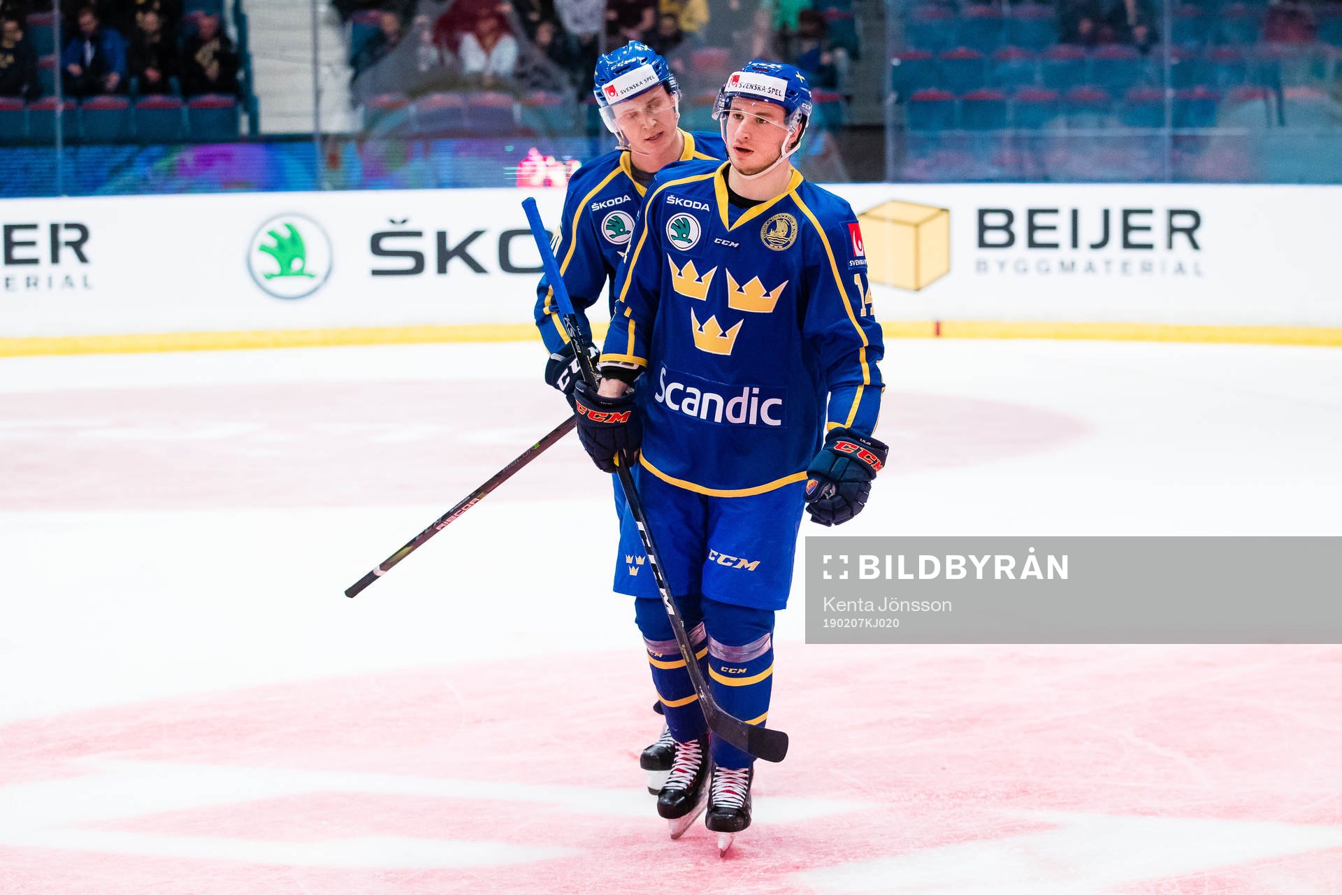 Jakob Lilja  and Dennis Rasmussen of Sweden looks dejected