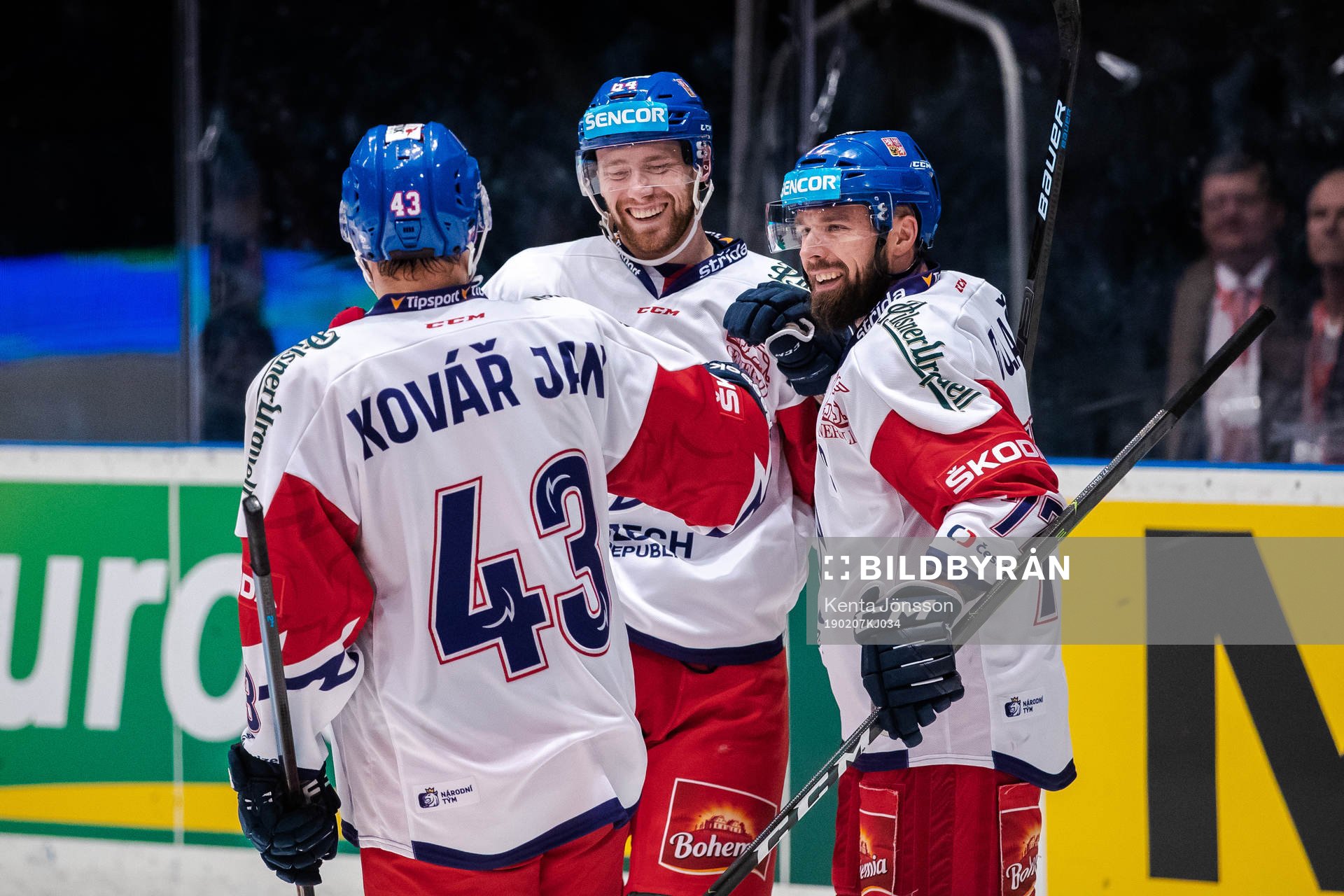Milan Gulas and Jan Kovar of Czech Republic celebrates