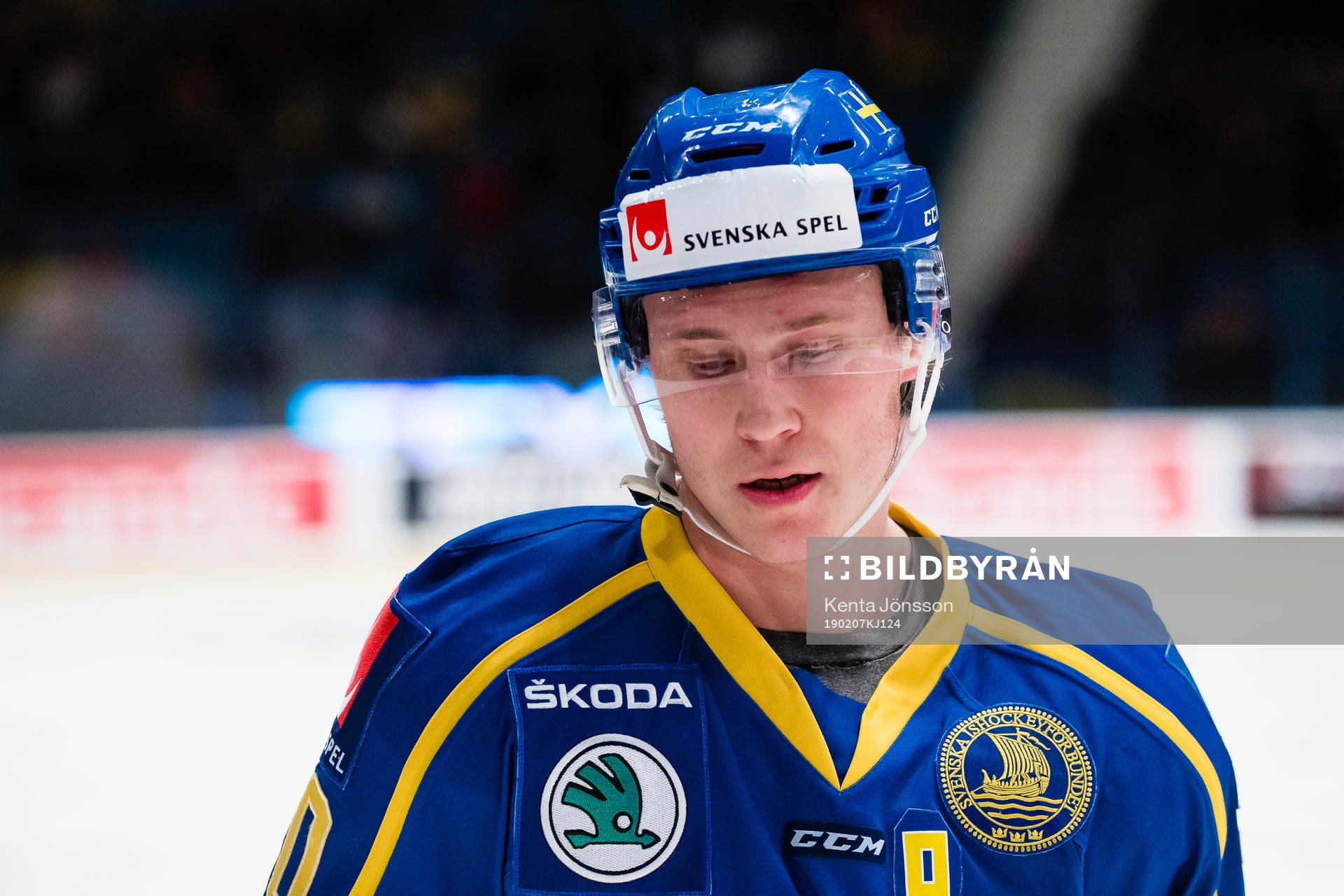 Dennis Rasmussen of Sweden looks dejected