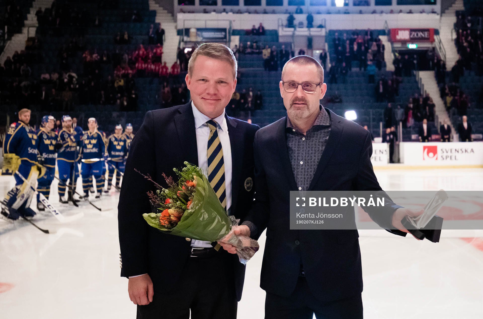 Tommy Samuelsson (r) beside Anders Larsson, Swedish