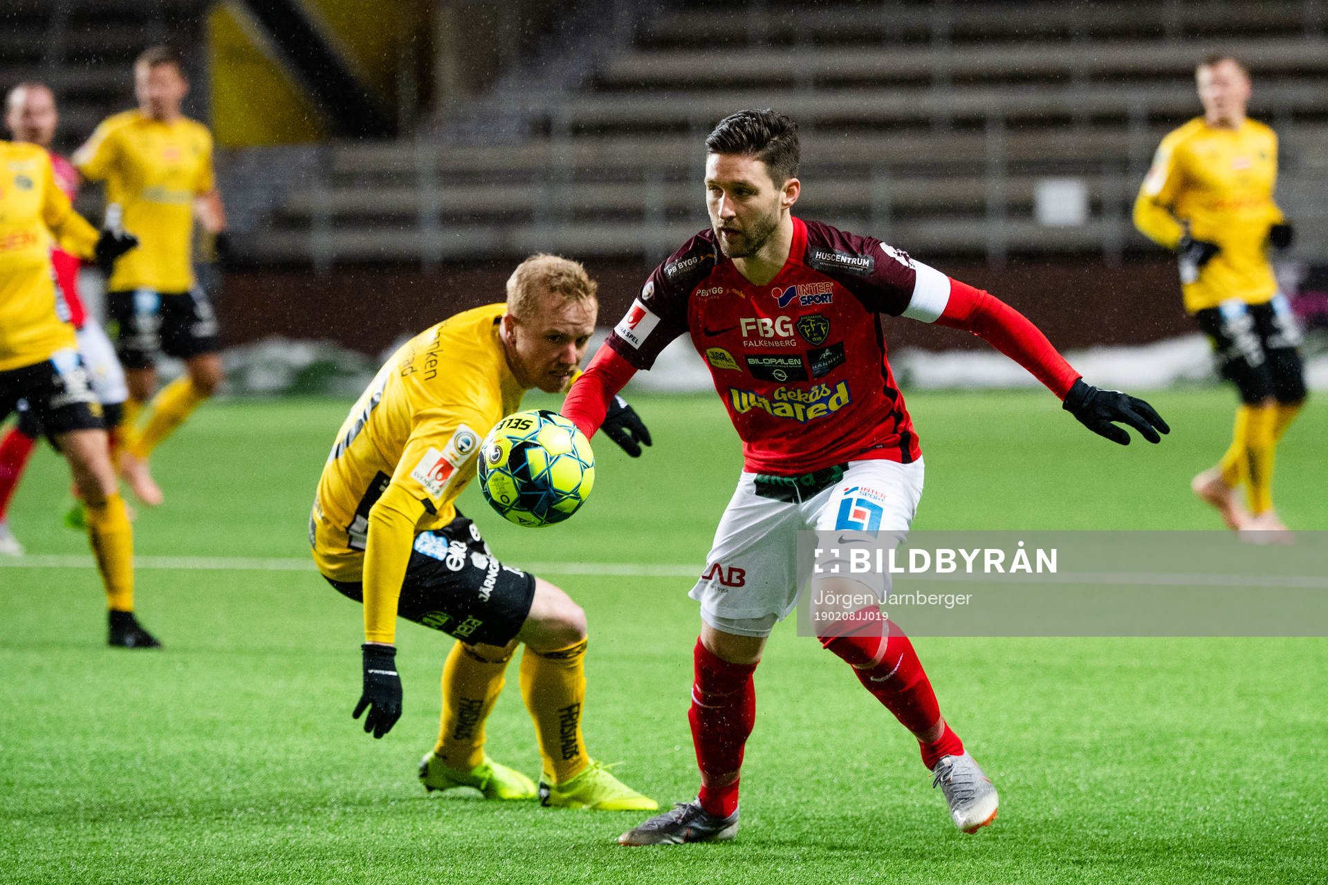 Elfsborgs Simon Lundevall och Falkenbergs Tibor Joza