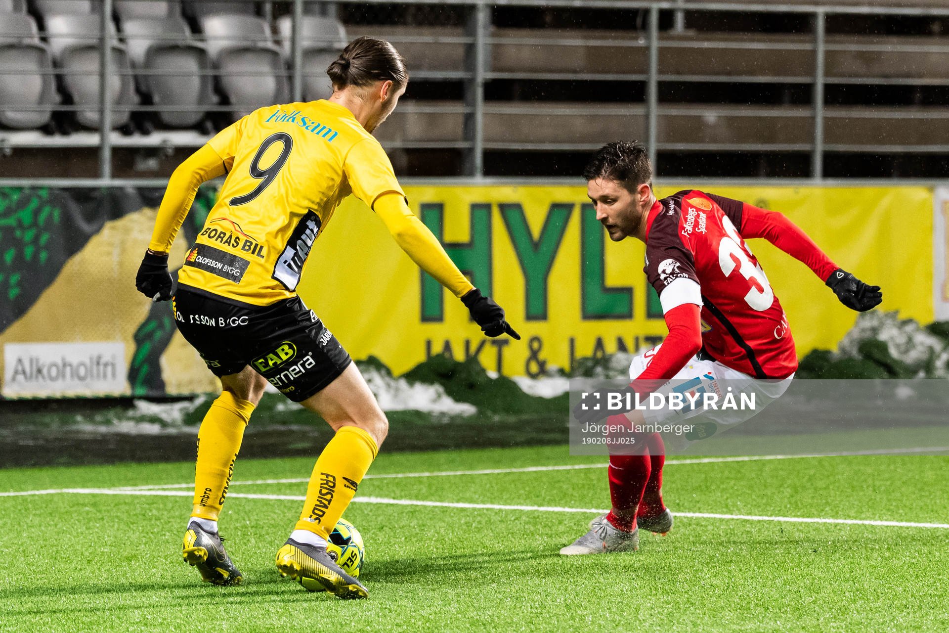 Falkenbergs Tibor Joza och Elfsborgs Pawel Cibicki