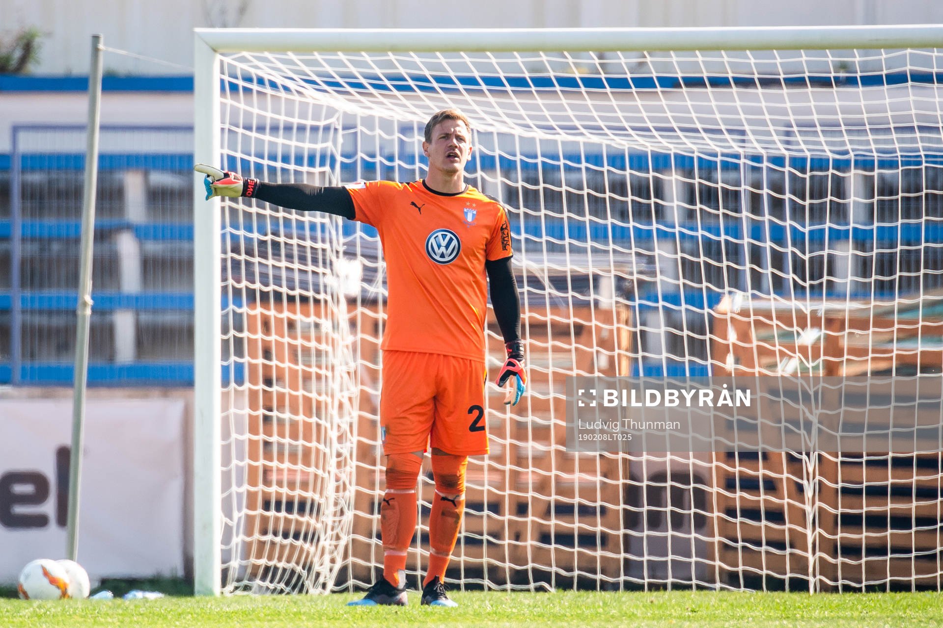 Goalkeeper Johan Dahlin of Malmö FF