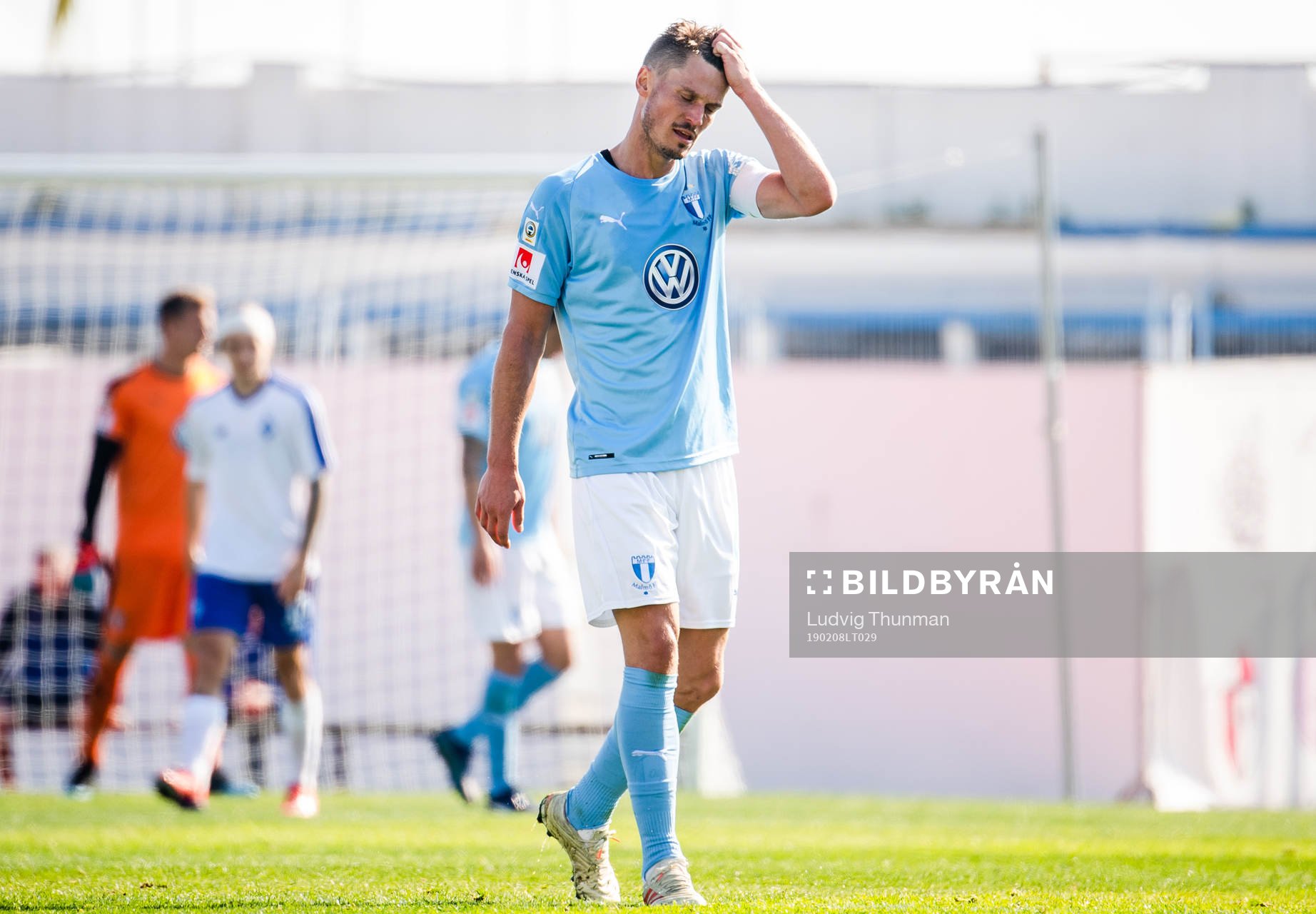 Markus Rosenberg of Malmö FF looks dejected