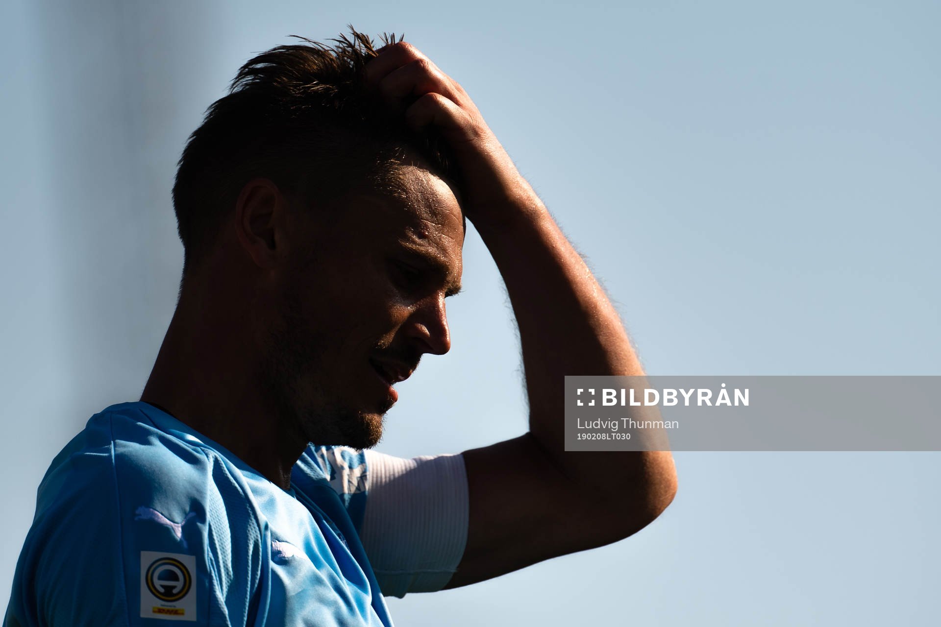 Markus Rosenberg of Malmö FF looks dejected