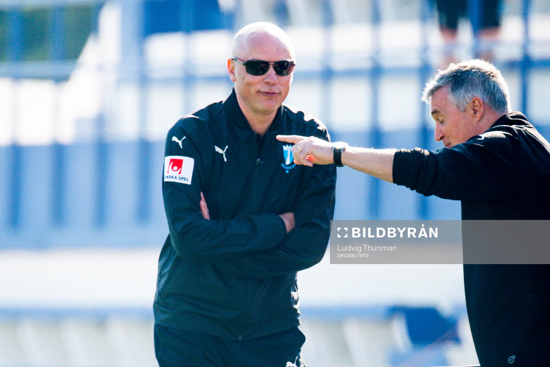 Uwe Rösler, head coach and Rob Kelly, assistant coach