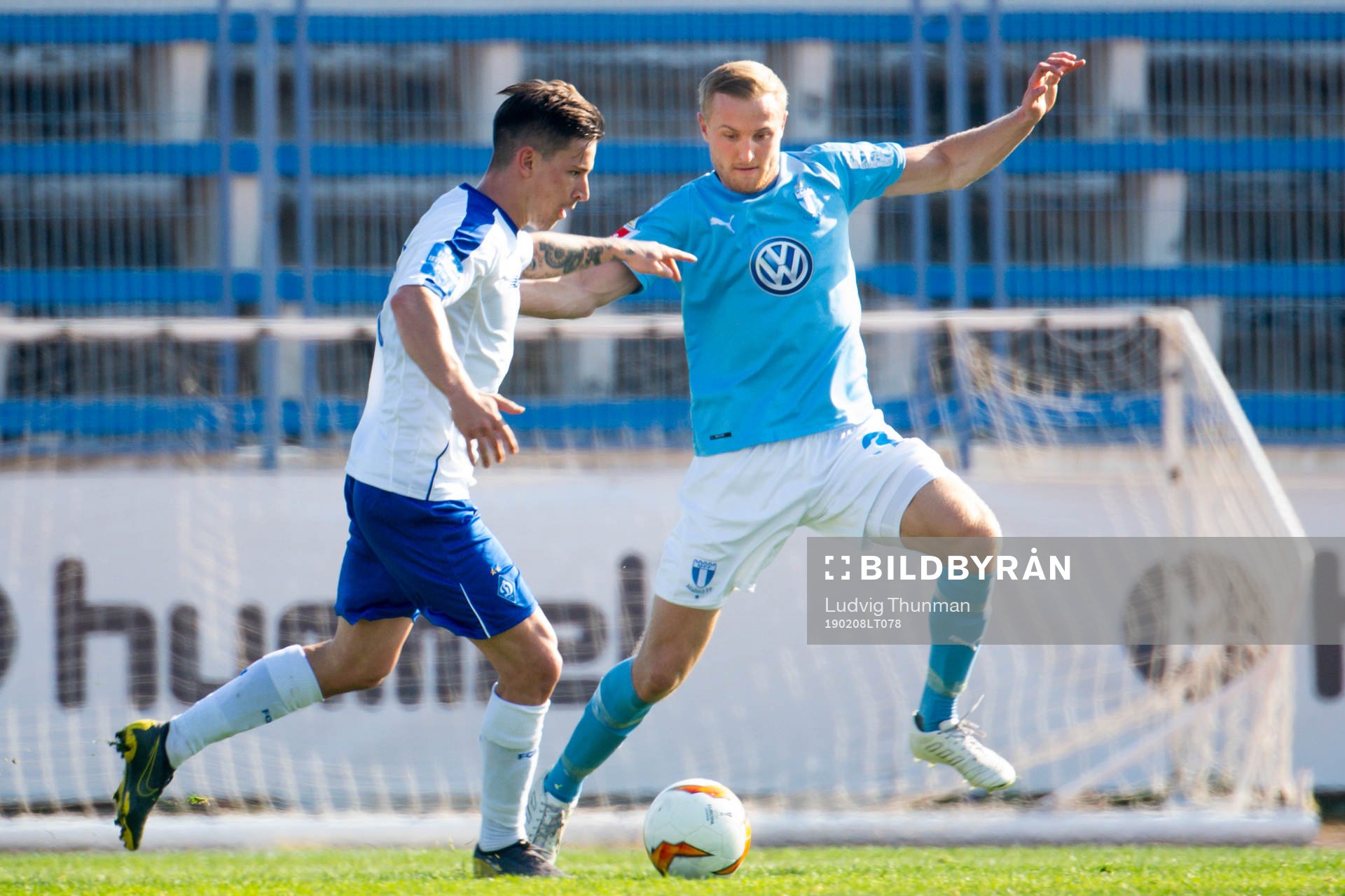 Franz Brorsson of Malmö FF during the friendly match between Malmö FF and Dynamo Kiev on February 8, 2019 in Marbella.