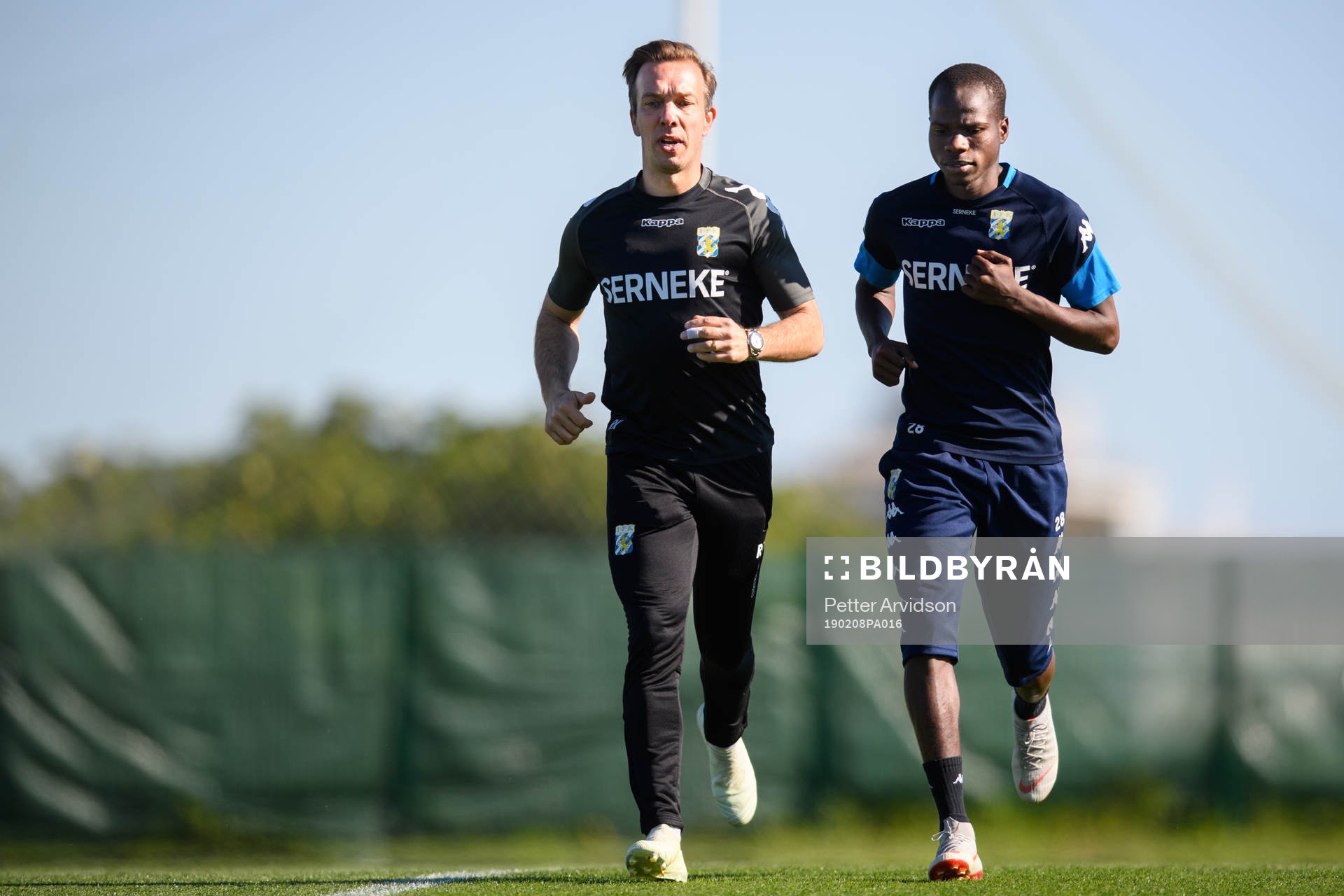 Fysio Roland Kaldéus och Alhassan Yusuf Abdullahi