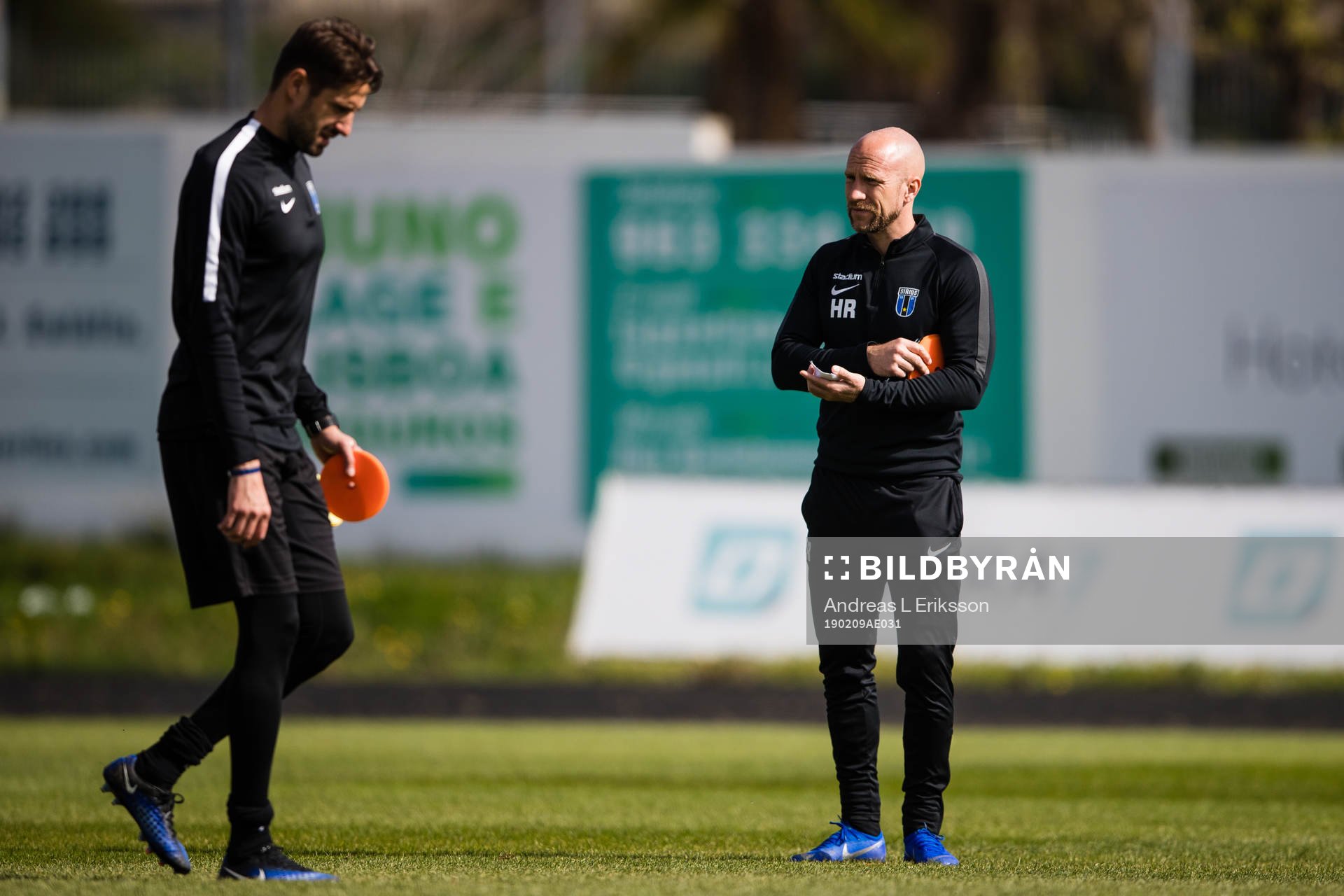 Tränarna Mirza Jelecak och Henrik Rydström