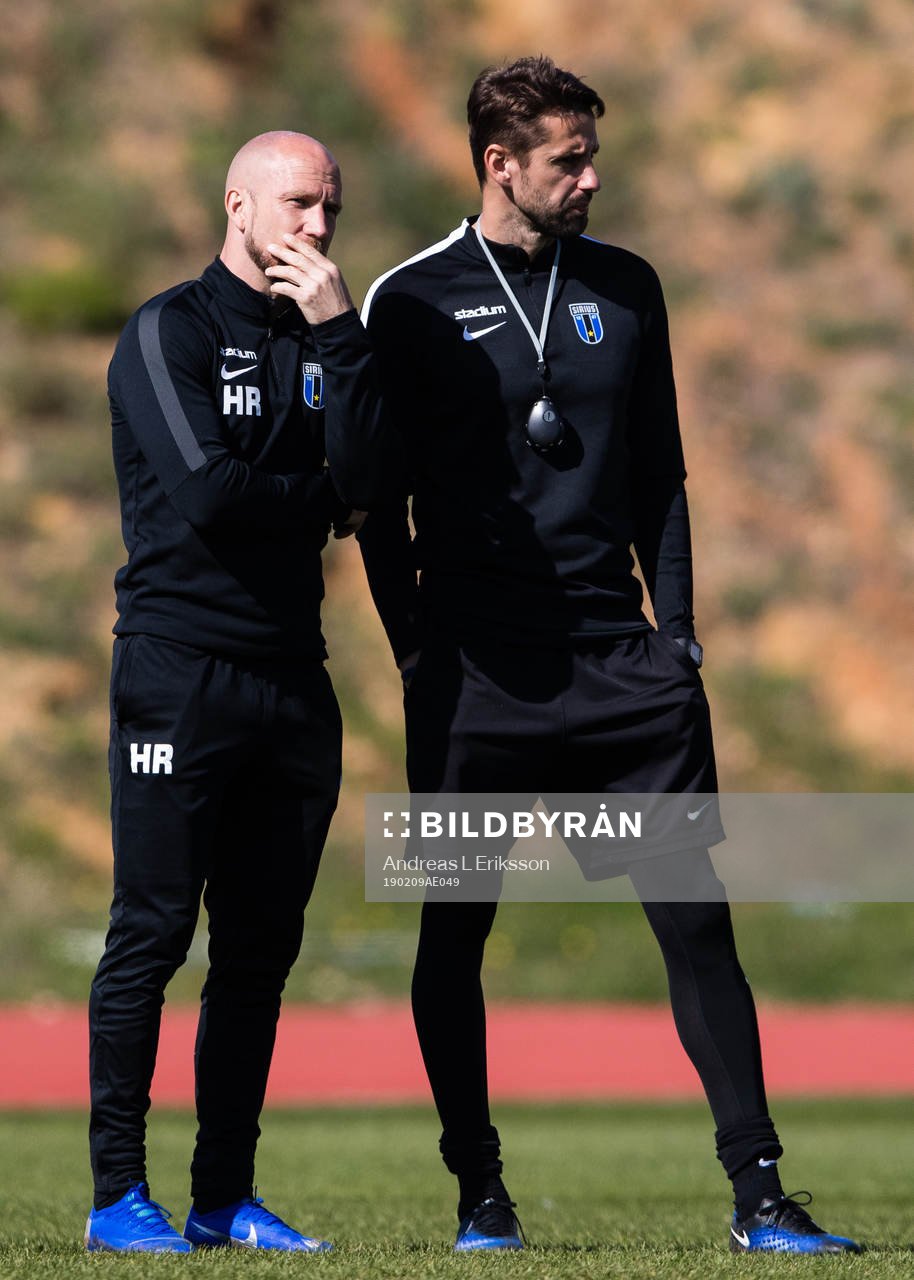 Tränarna Henrik Rydström och Mirza Jelecak
