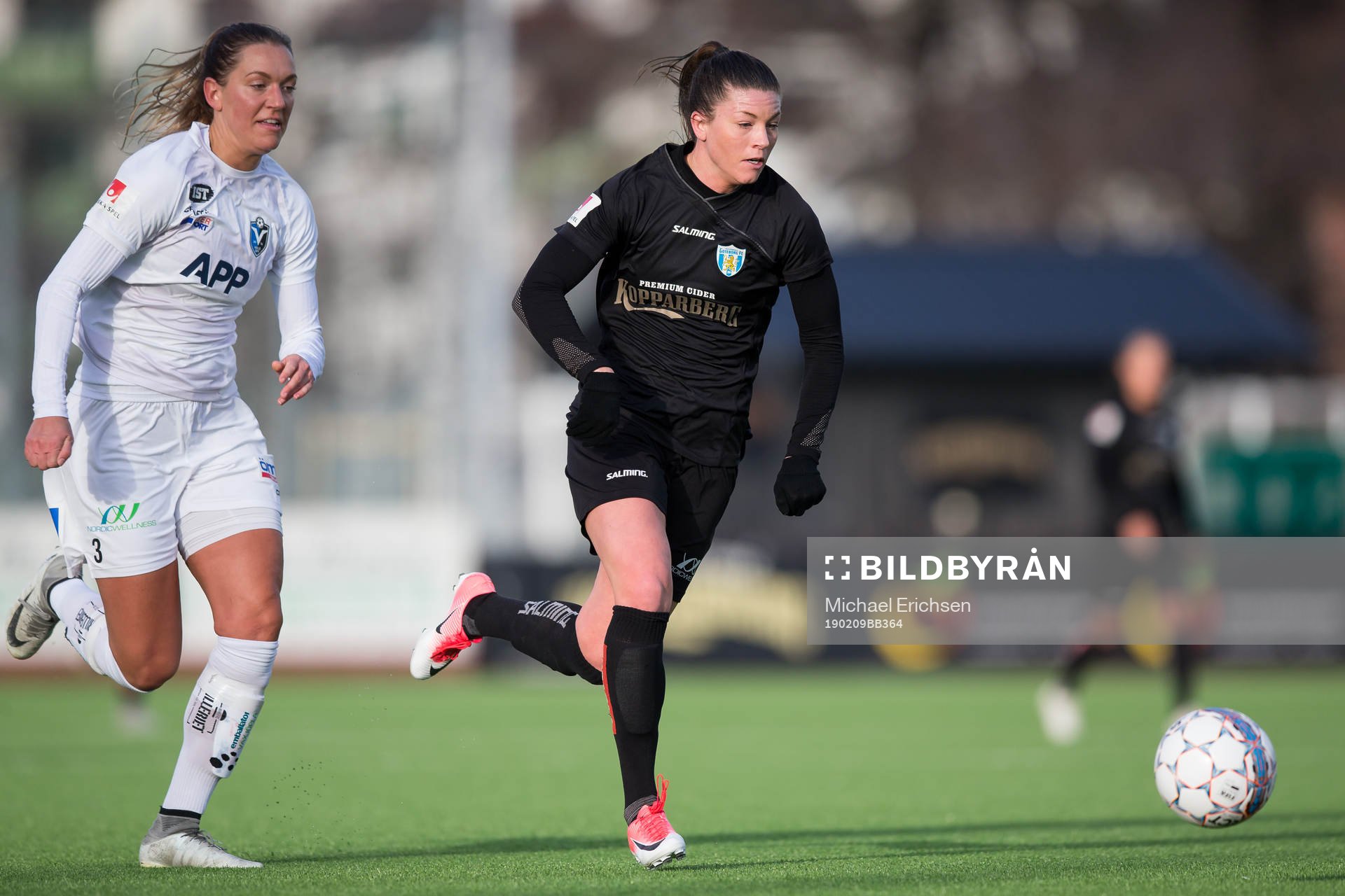 Växjös Jennie Nordin och Göteborgs Pauline Hammarlund