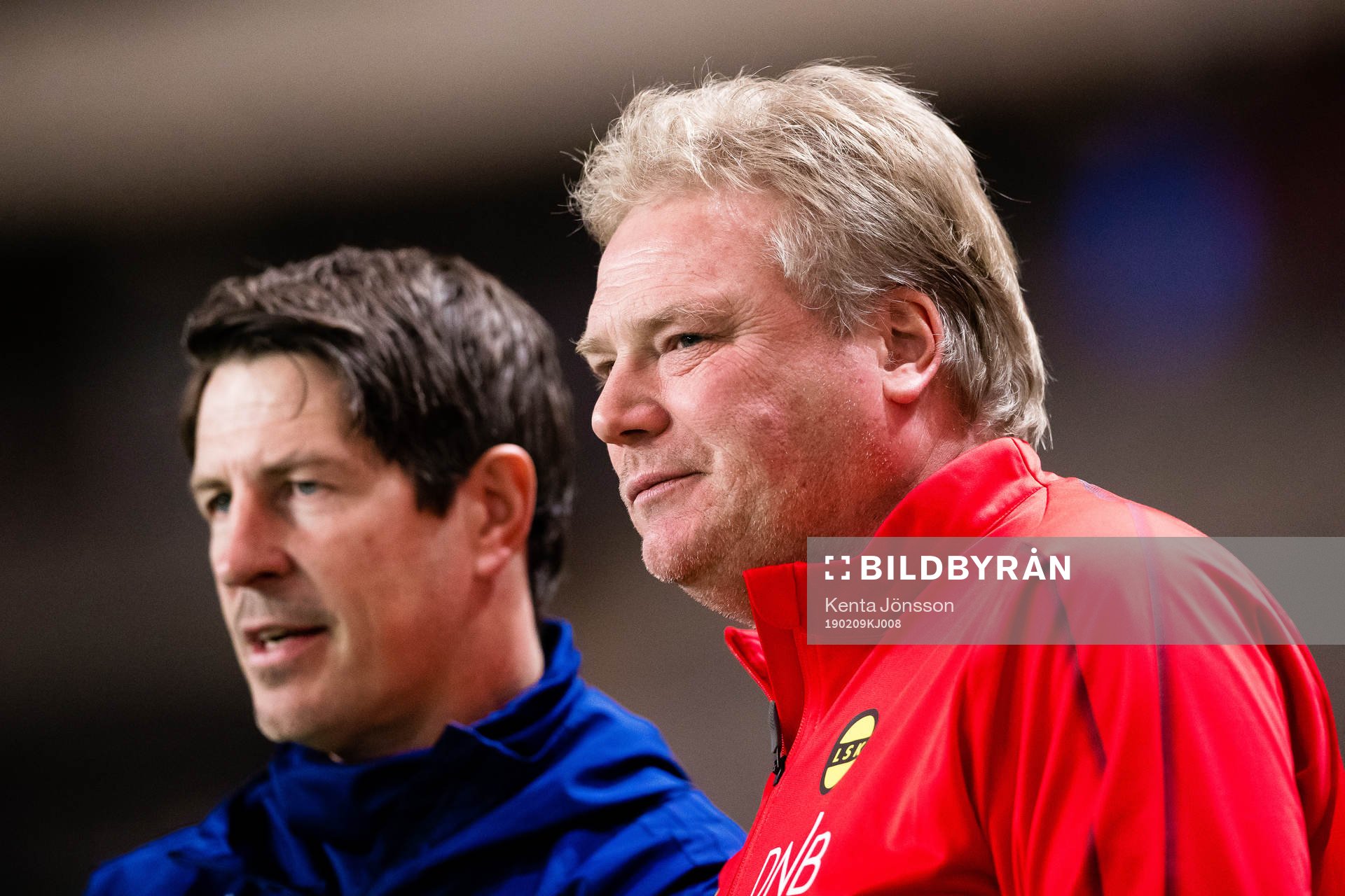 Lilleströms tränare Jörgen Lennartsson och Djurgårdens