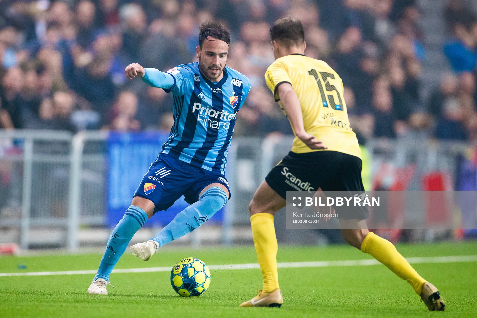 Djurgårdens Dzenis Kozica och Lilleströms Erik Naesbak