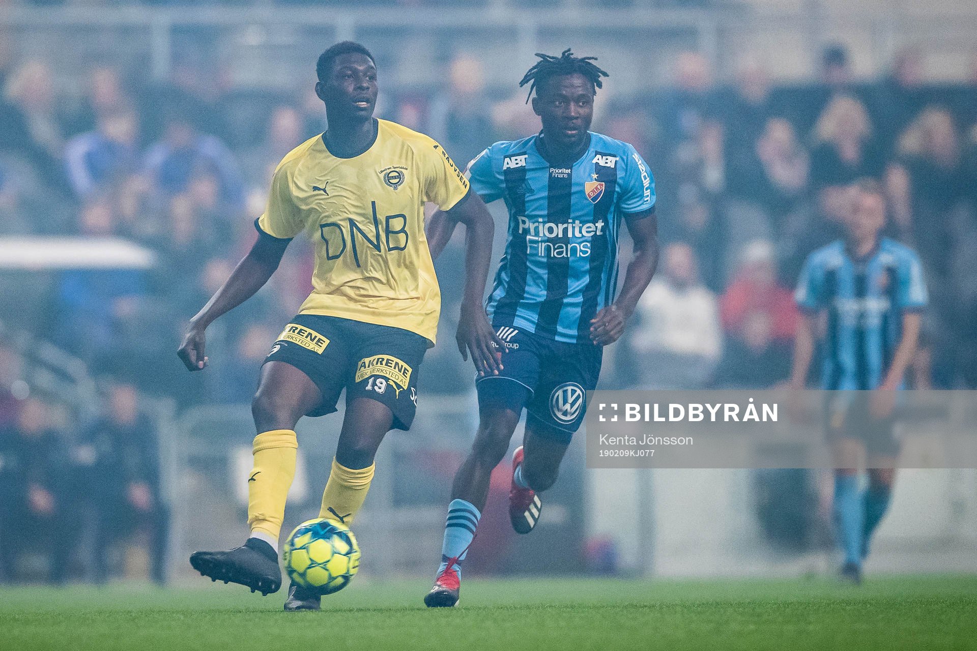 Lilleströms Sheriff Sinyan och Djurgårdens Buya Turay