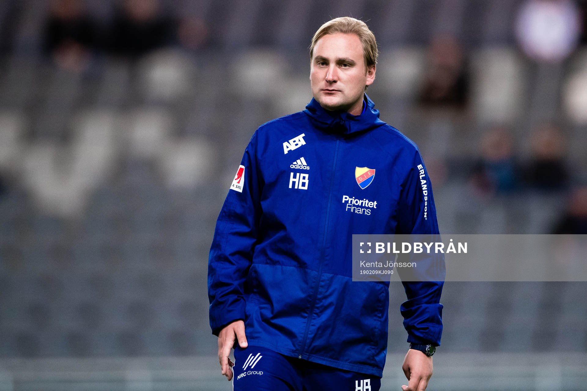Djurgårdens assisterande tränare Hugo Berggren