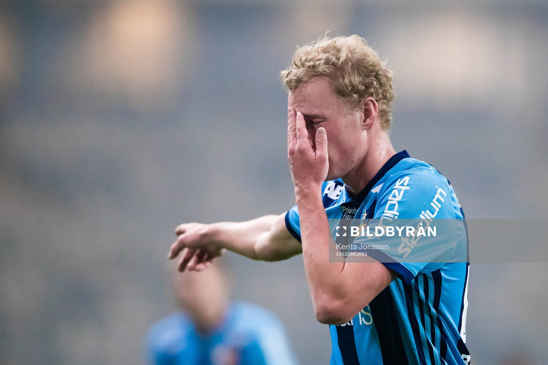 Djurgårdens Adam Bergmark Wiberg  deppar