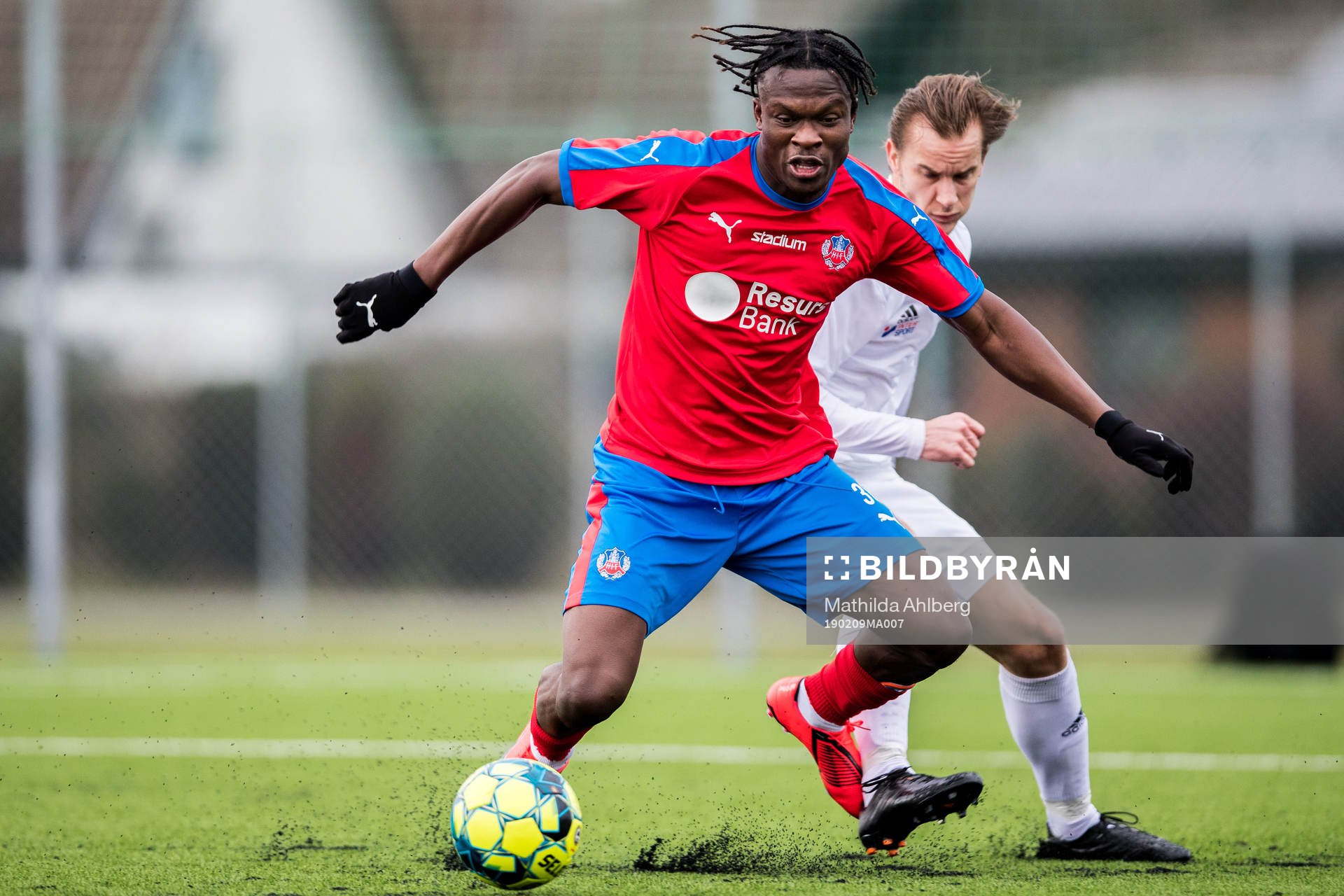Helsingborgs provspelare Noel Mbo