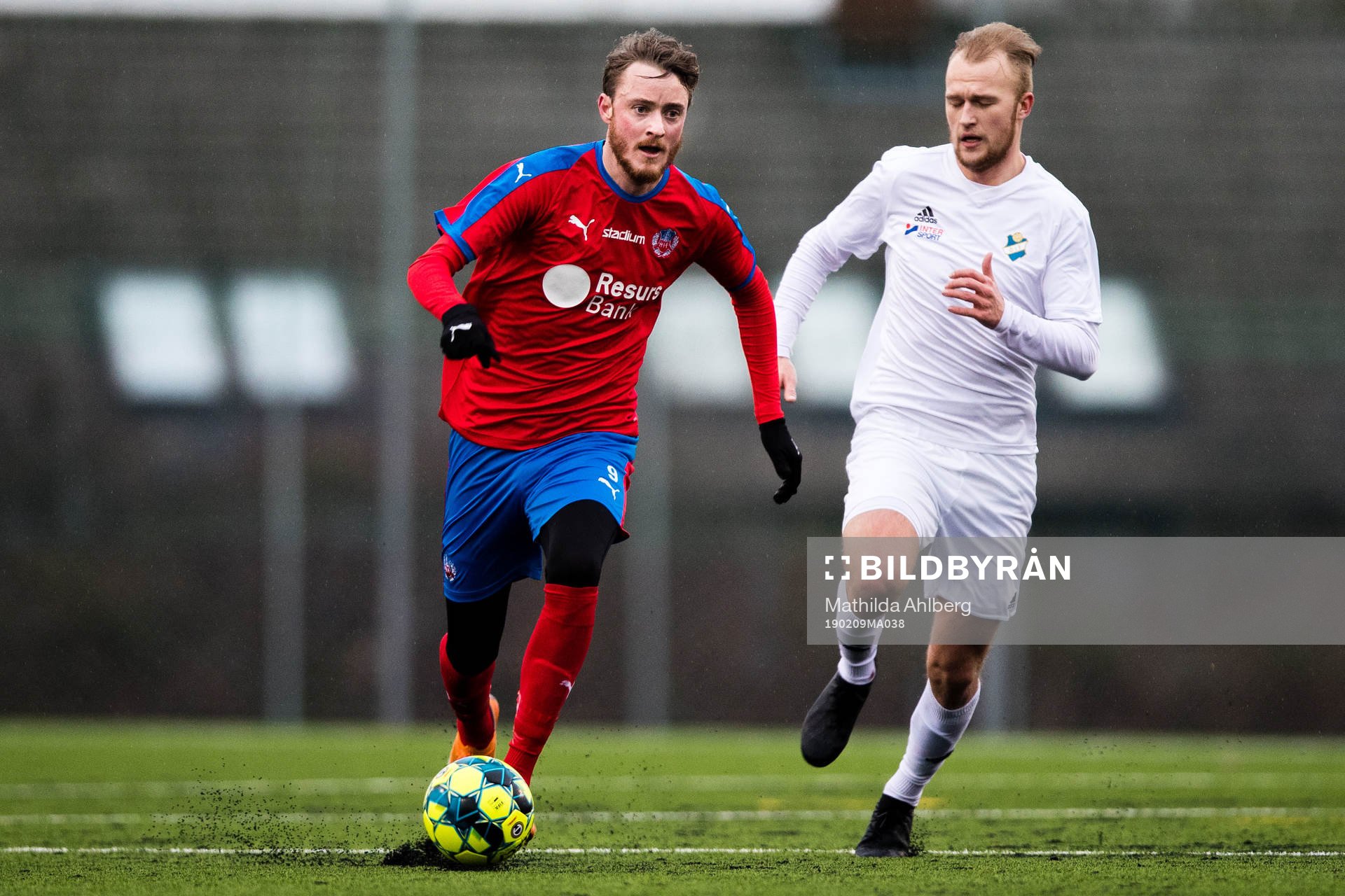 Helsingborgs Rasmus Jönsson och Östers Christian Ljungberg