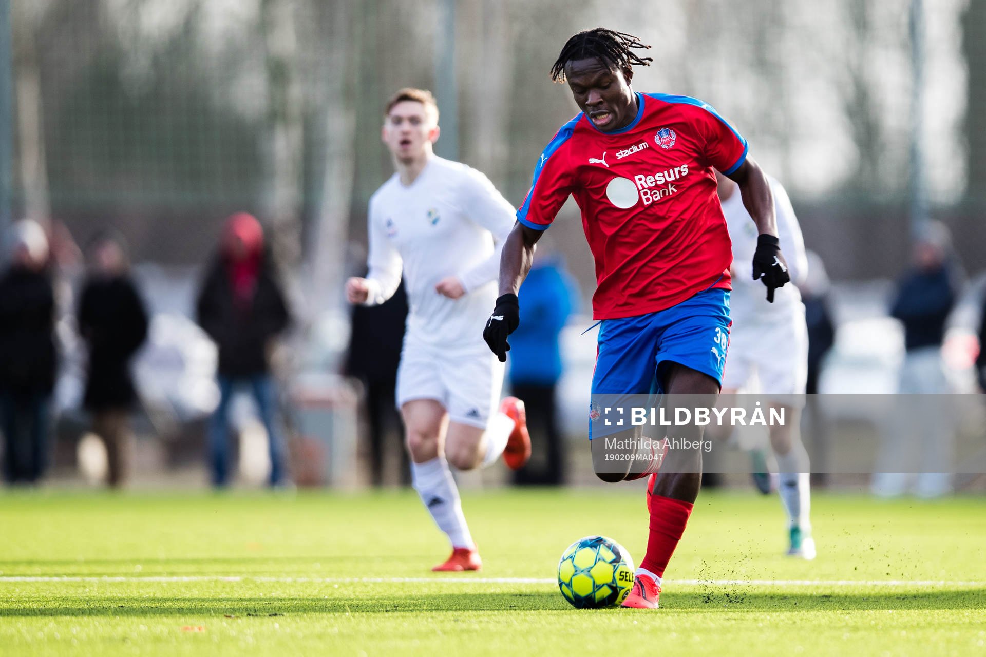 Helsingborgs provspelare Noel Mbo