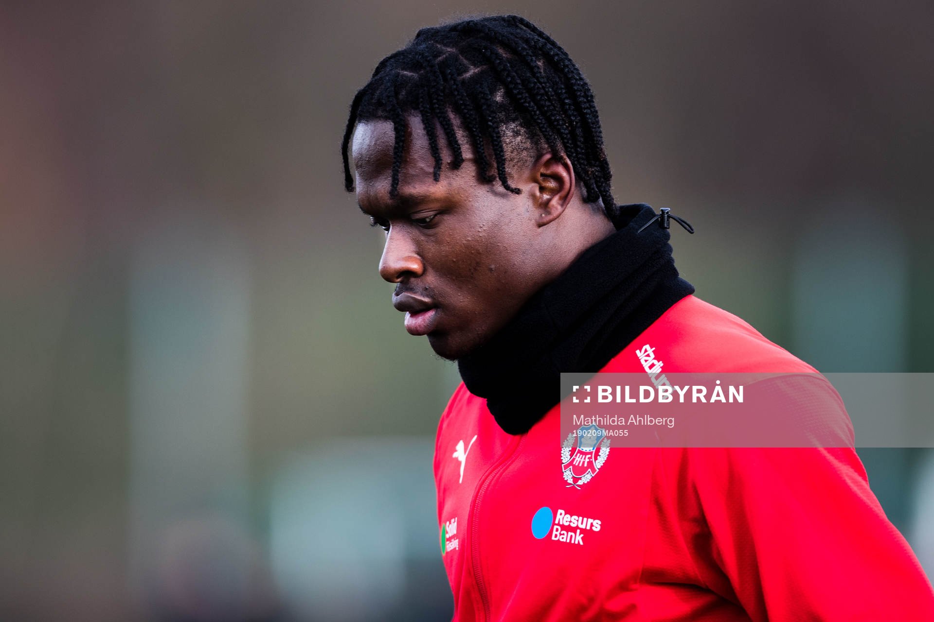 Helsingborgs provspelare Noel Mbo