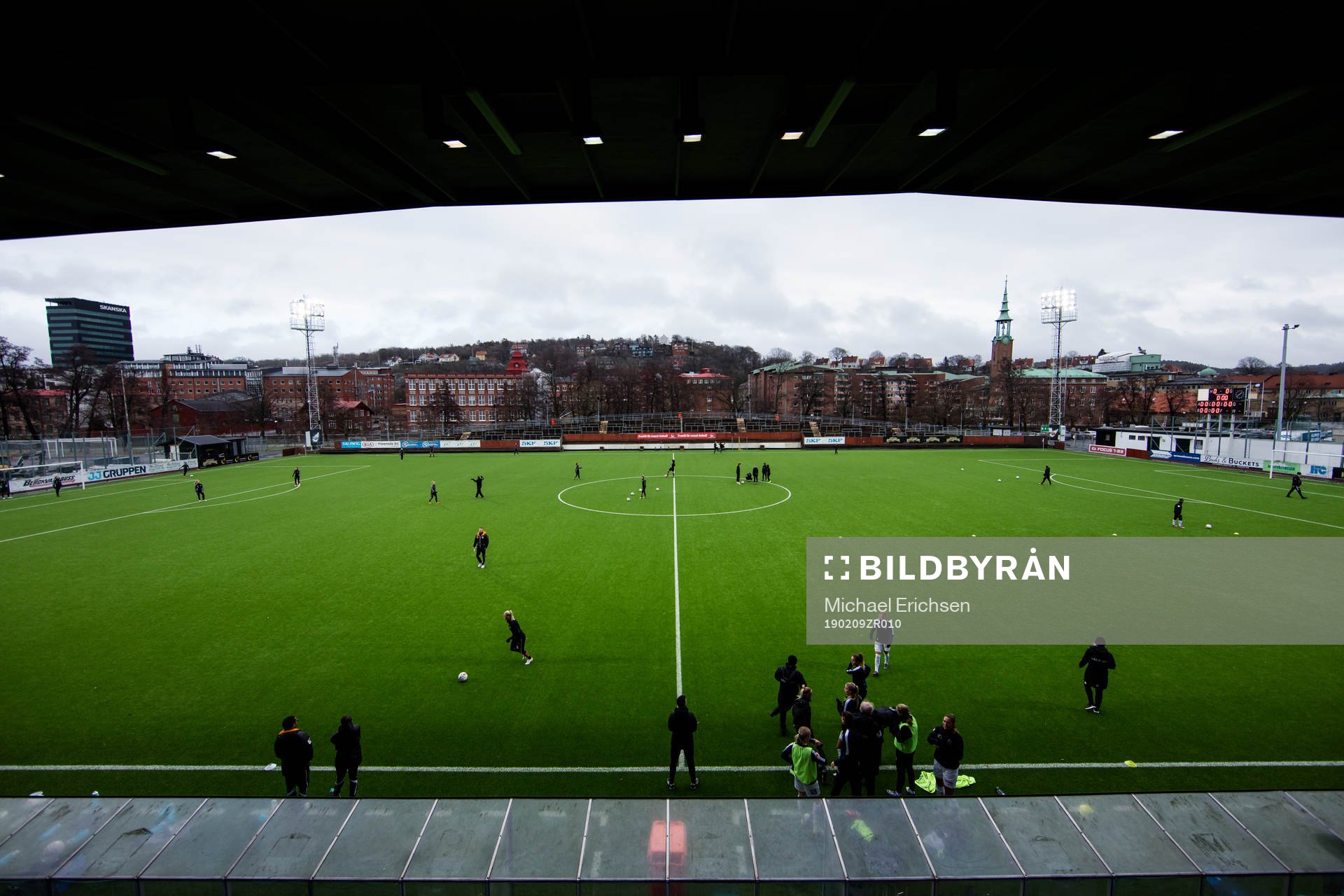 Valhalla innan fotbollsmatchen i Svenska Cupen mellan